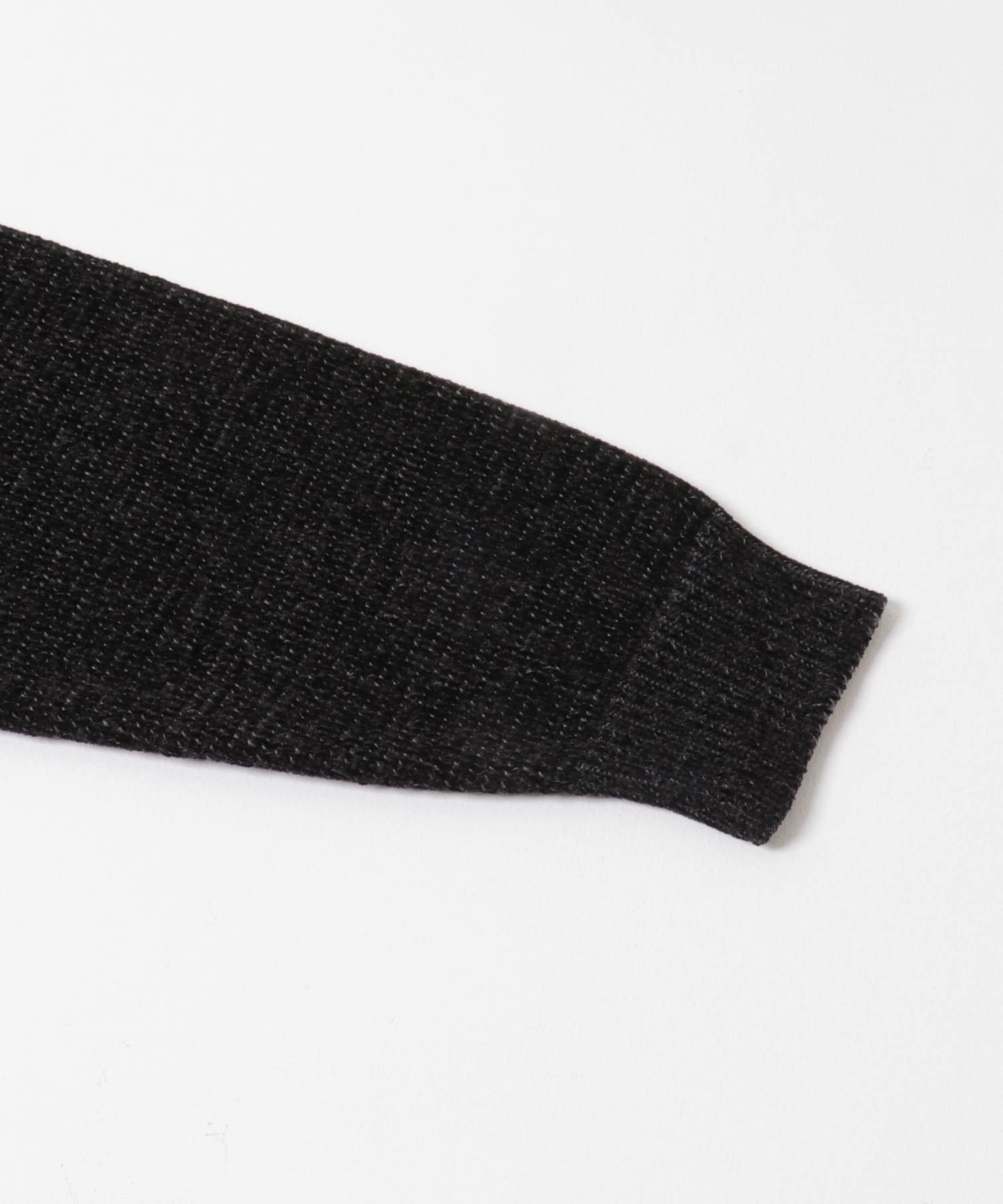 ローゲージモールニット BLACK M
