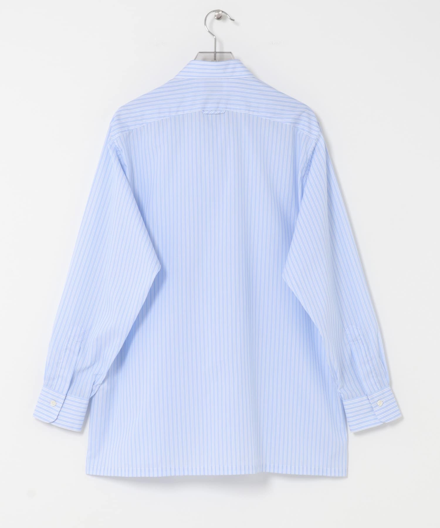 new basic　DJA SQUARE CUT SHIRT BLUE ST M