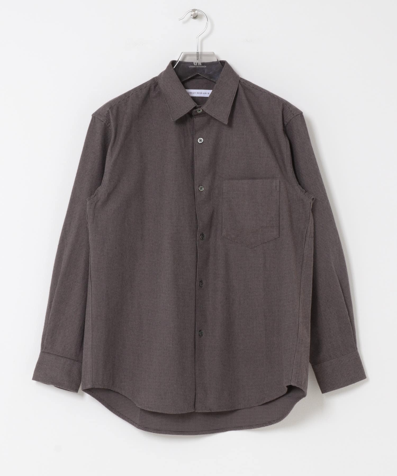 『UR TECH』Brushed Cotton Shirts CHARCOAL S