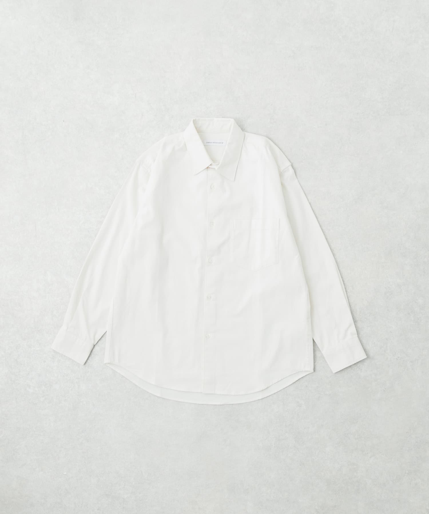 『UR TECH』Brushed Cotton Shirts OFF WHITE S