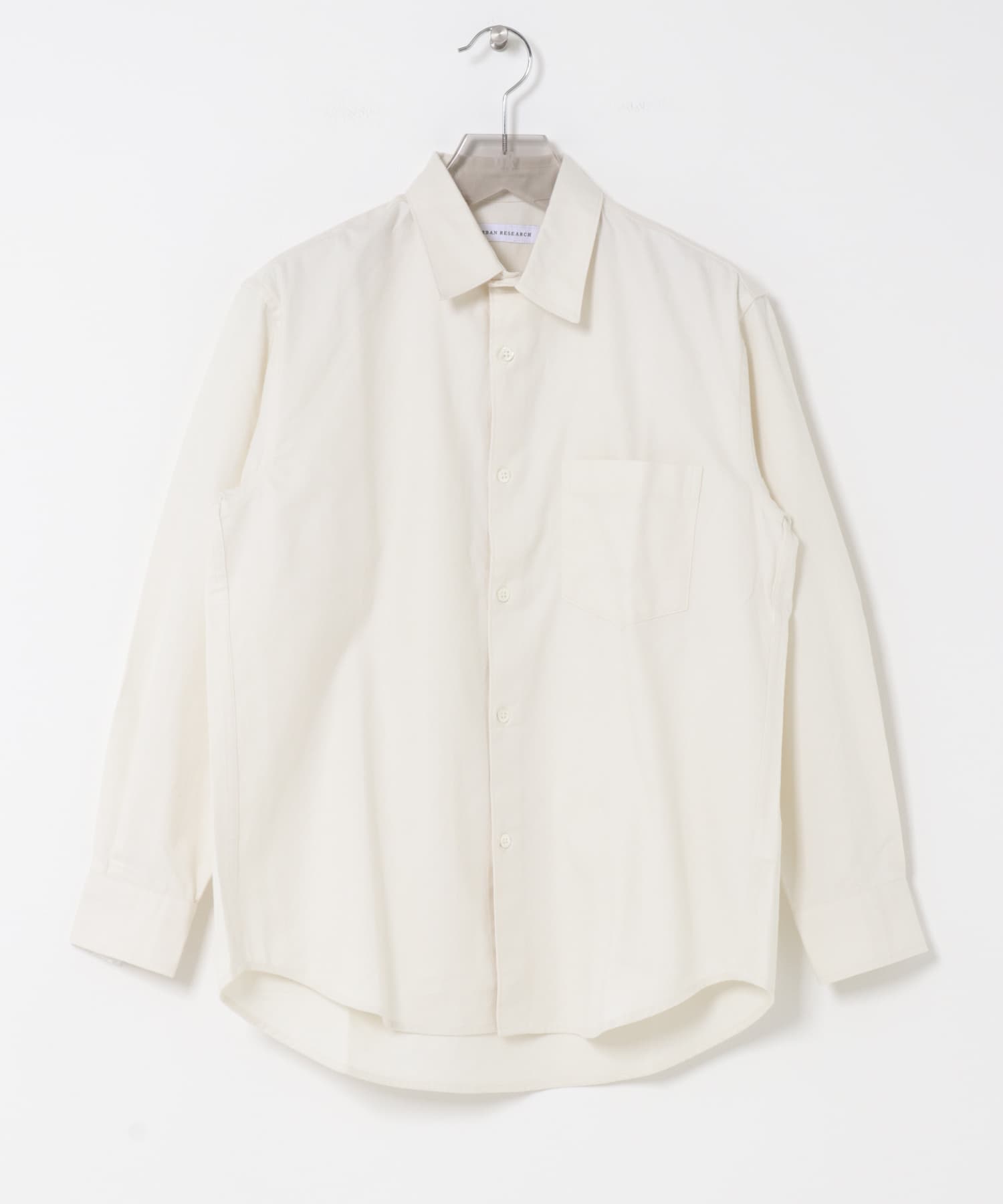『UR TECH』Brushed Cotton Shirts OFF WHITE S