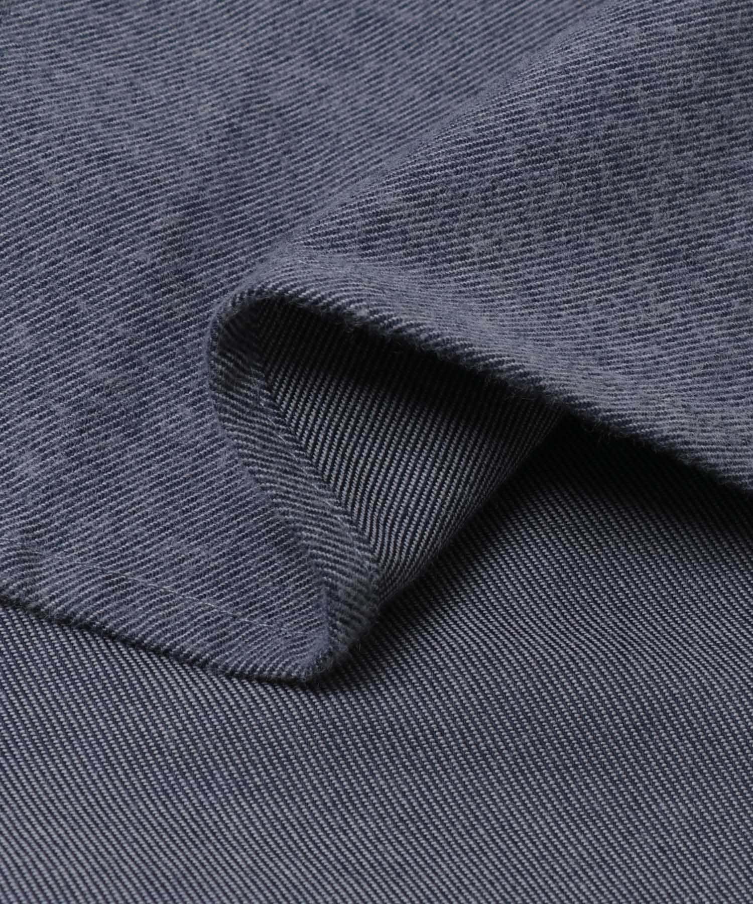 『UR TECH』Brushed Cotton Shirts NAVY S