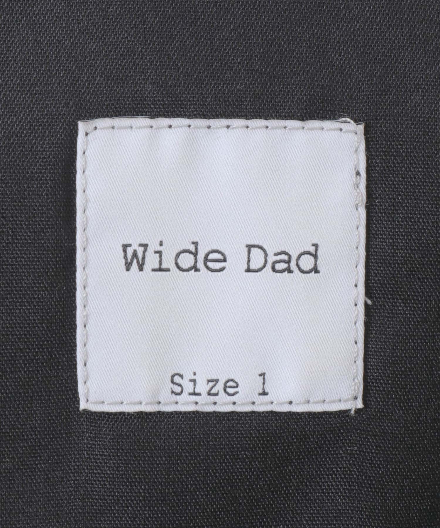 Wide Dad　Dad EASY CORDUROY WIDE PANTS D NAVY 1