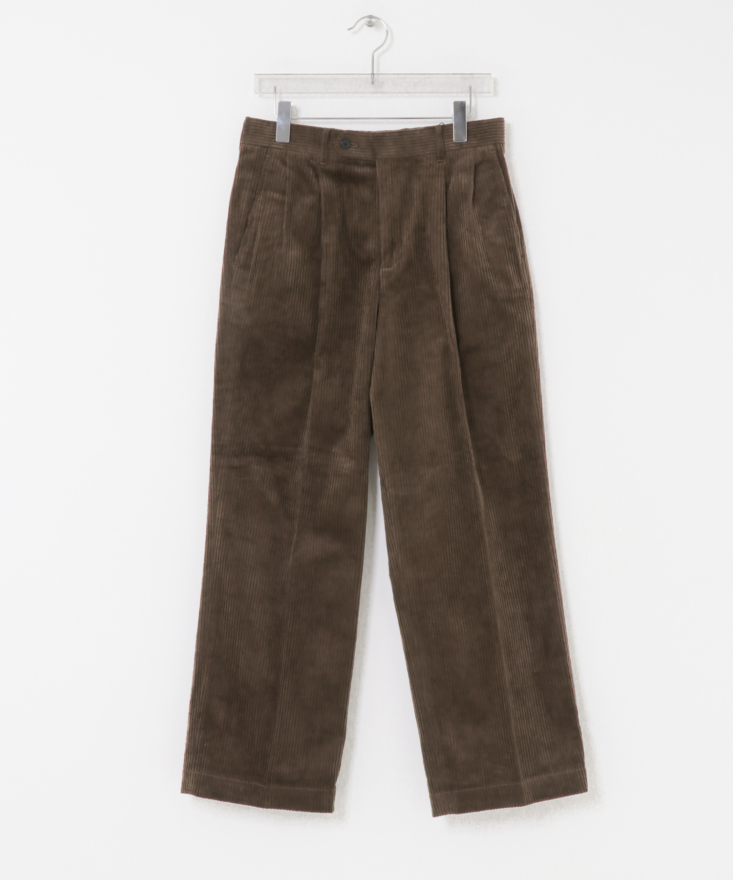 6W CORDUROY TROUSER BROWN M