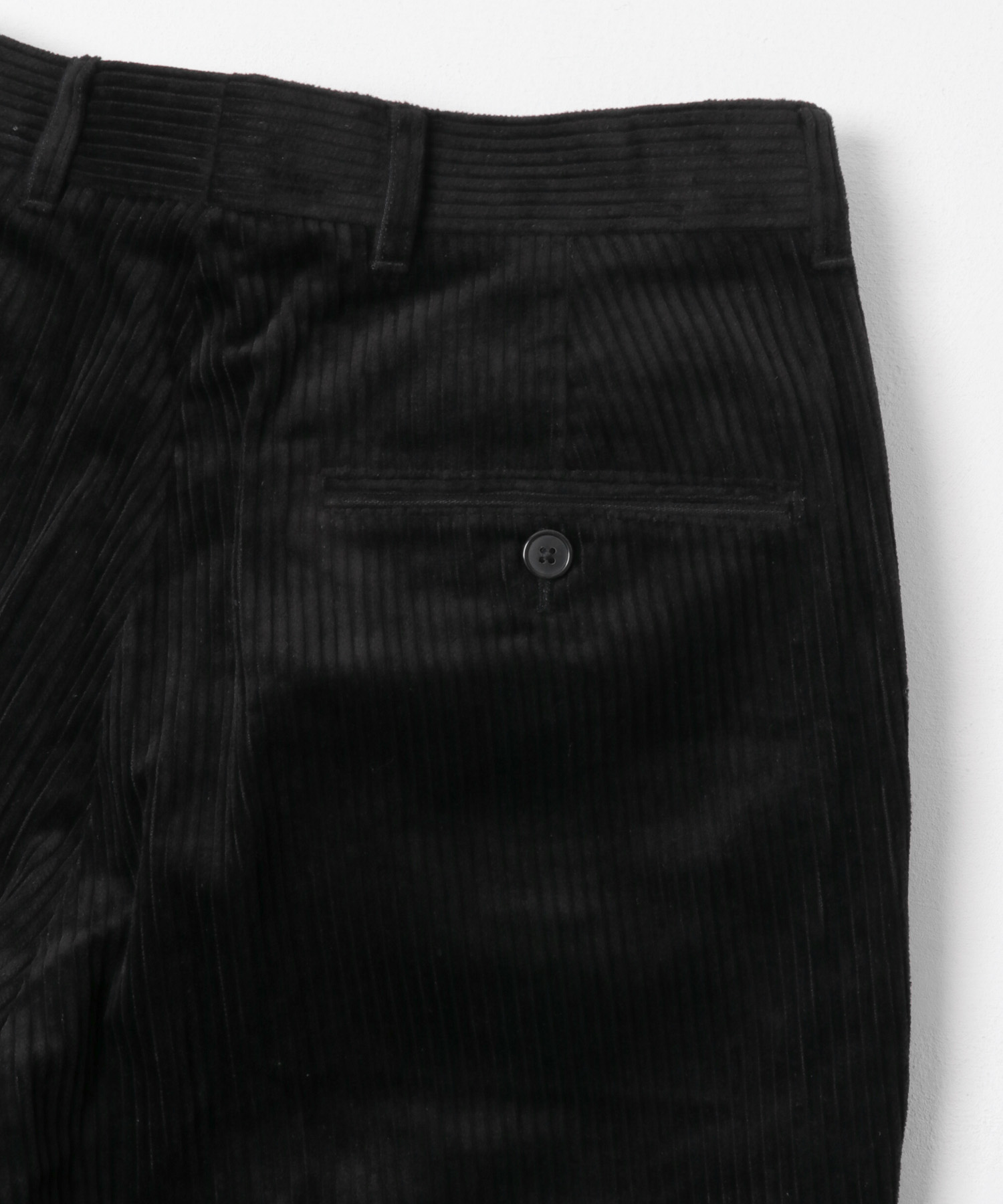 6W CORDUROY TROUSER BLACK M