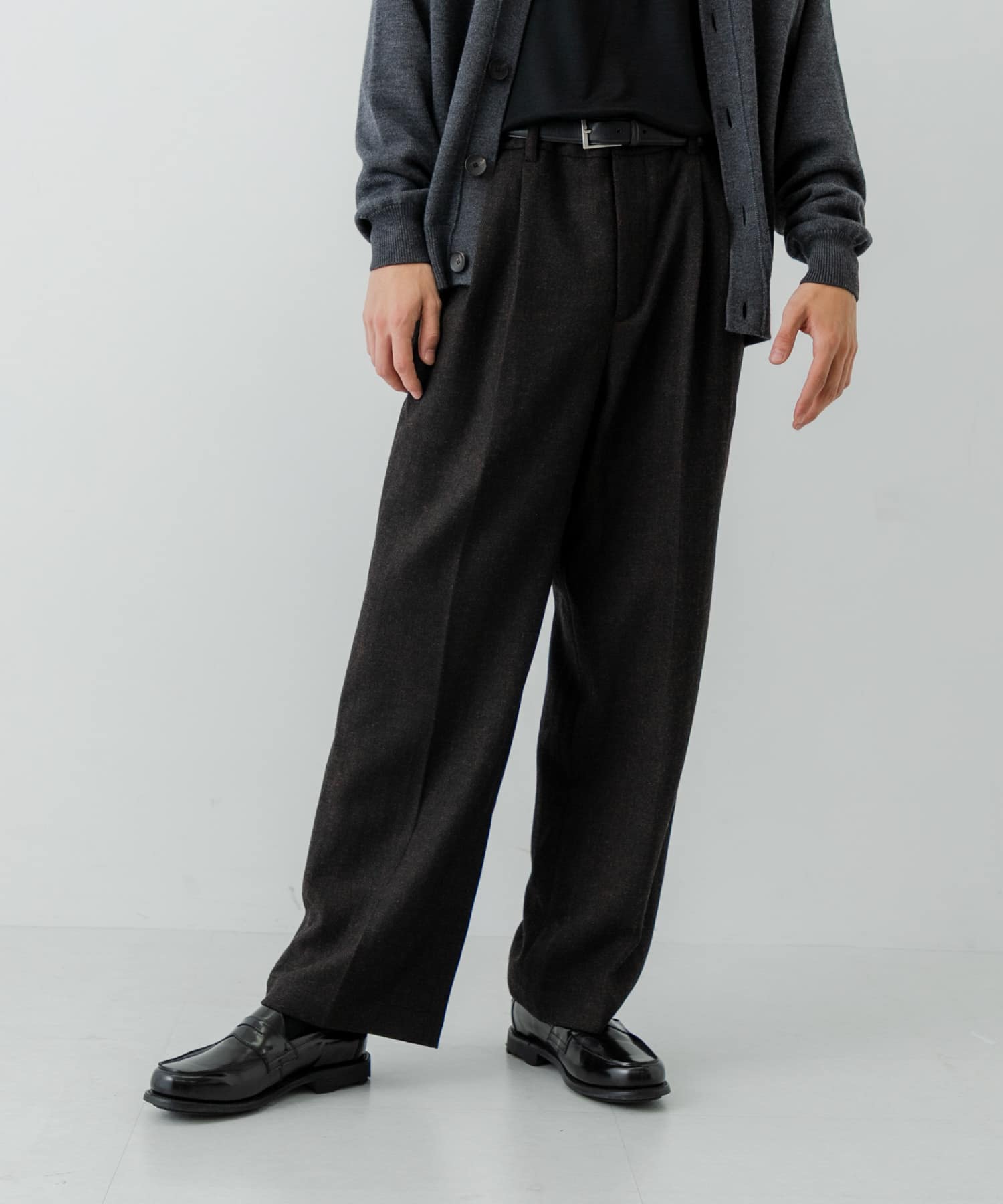 ヘリンボーンワイドスラックス(S GRAY): ボトム｜URBAN RESEARCH公式