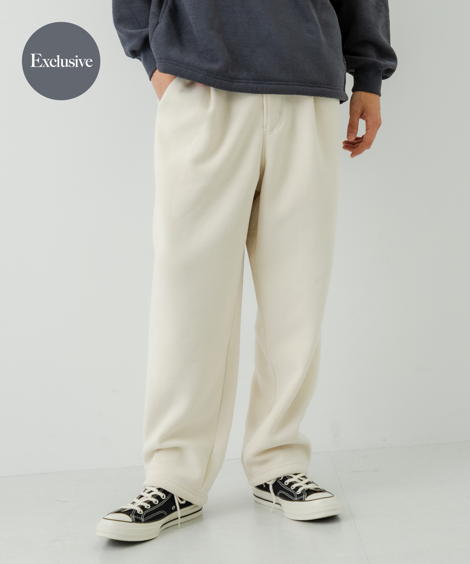 『一部WEB限定カラー』『別注』THOUSAND MILE×URBAN RESEARCH　ニットフリースパンツ