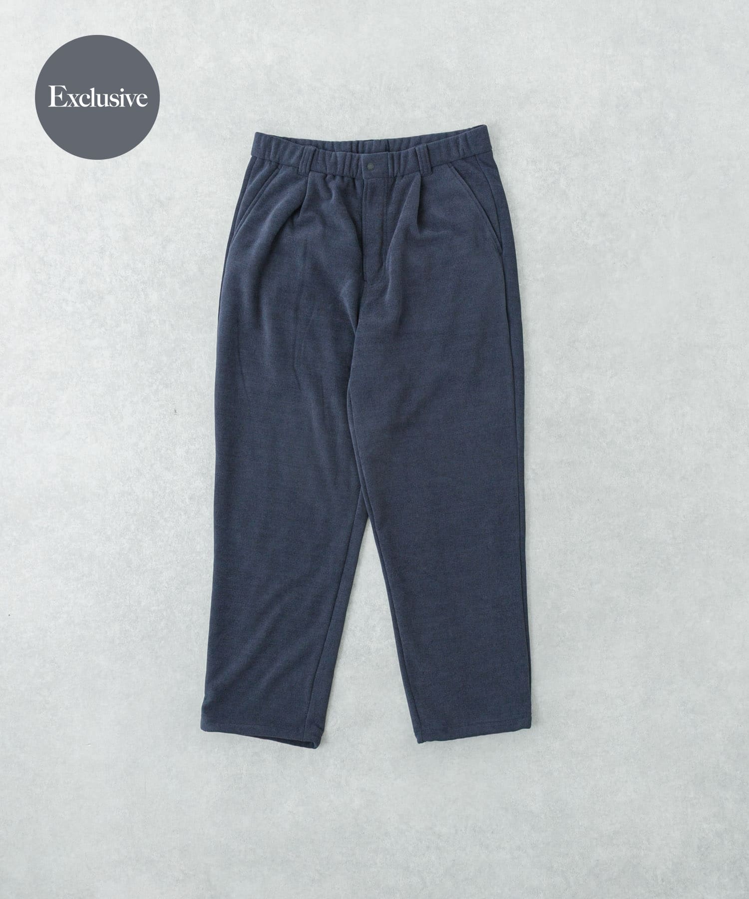 『別注』THOUSAND MILE×URBAN RESEARCH　ニットフリースパンツ NAVY M