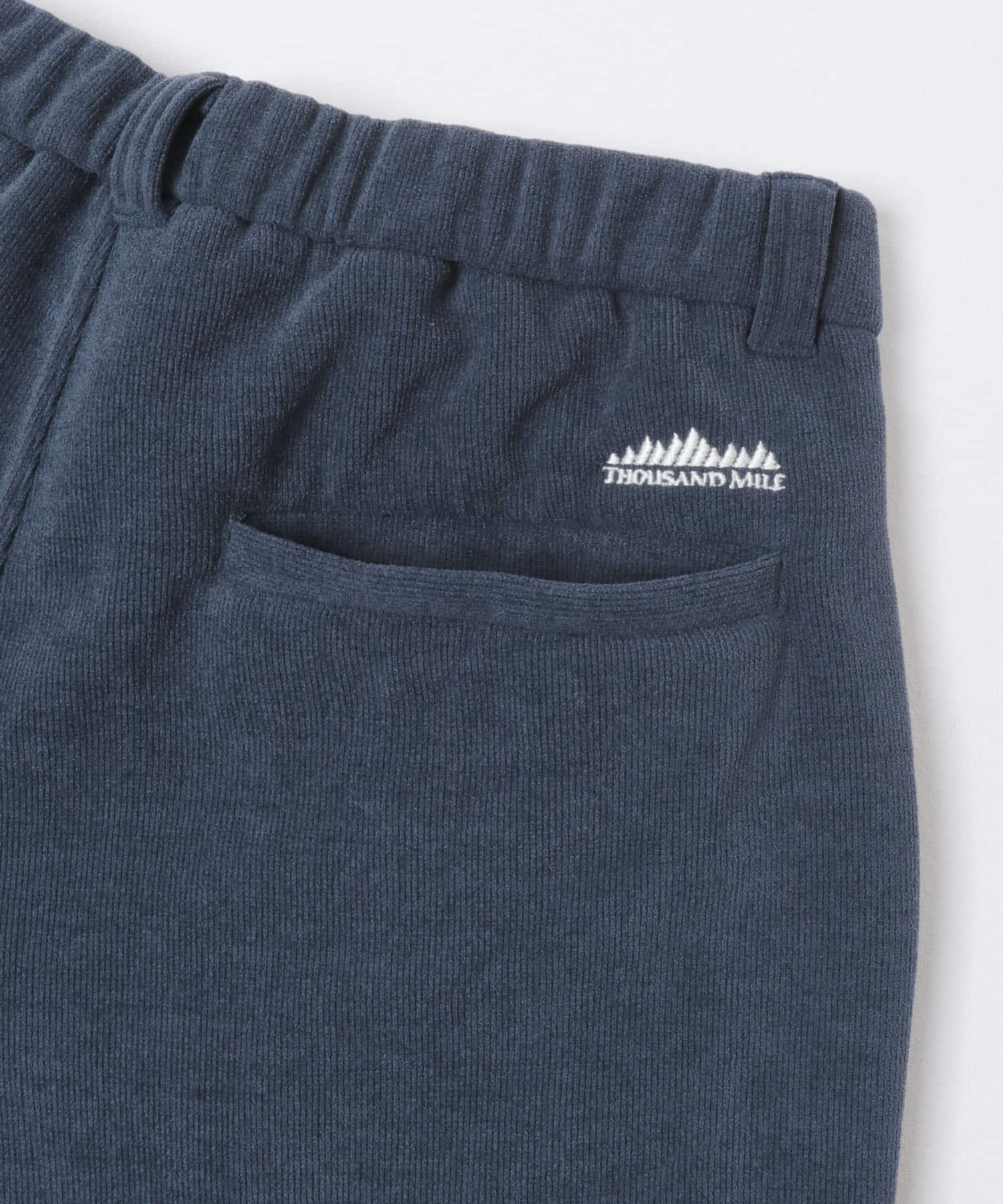 『別注』THOUSAND MILE×URBAN RESEARCH　ニットフリースパンツ NAVY M