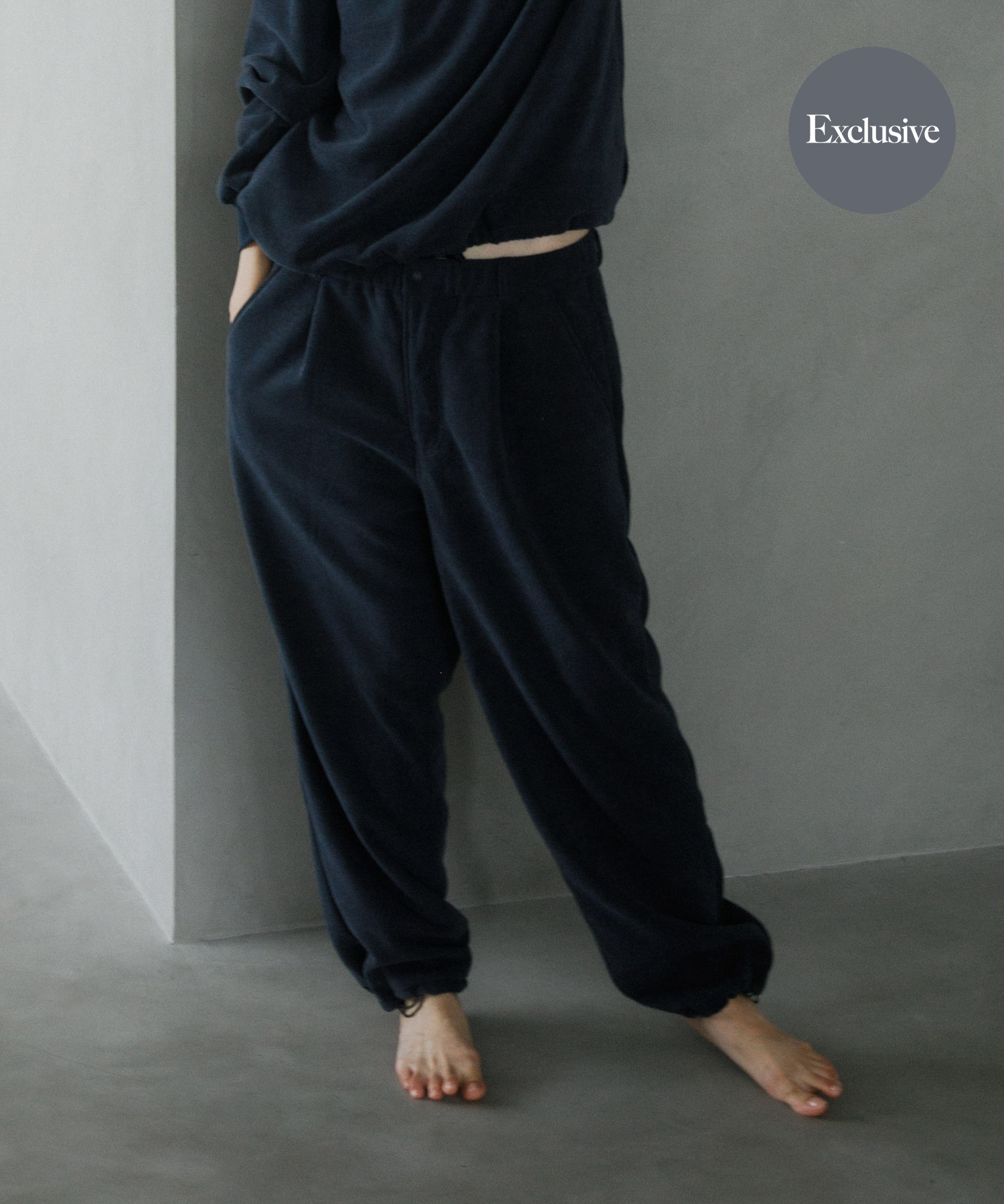 『一部WEB限定カラー』『別注』THOUSAND MILE×URBAN RESEARCH　ニットフリースパンツ