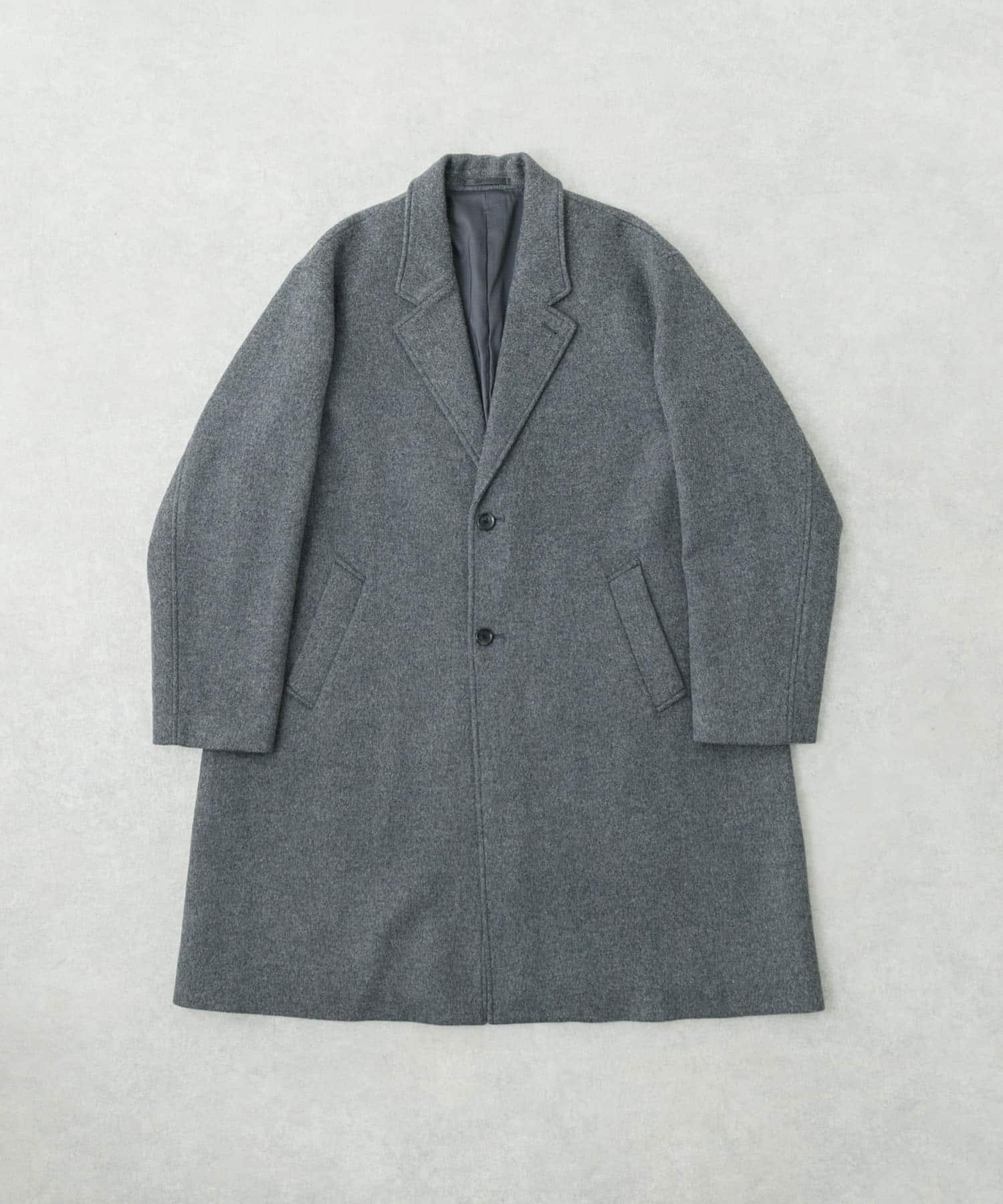 WOOL OVER CHESTER COAT CHARCOAL S