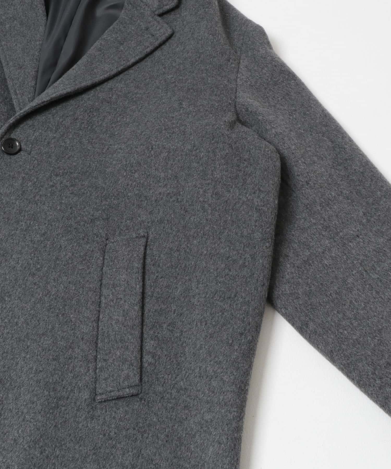 WOOL OVER CHESTER COAT CHARCOAL S