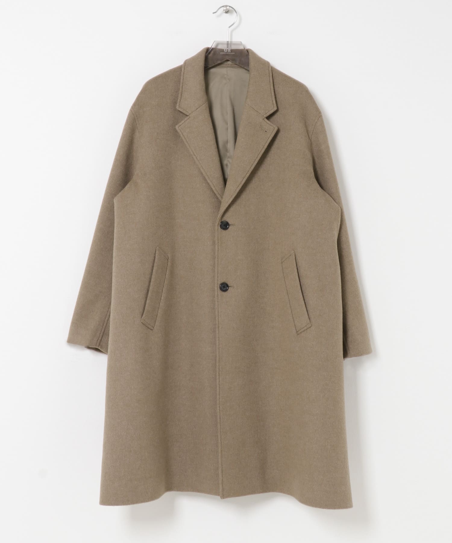 WOOL OVER CHESTER COAT TAUPE S