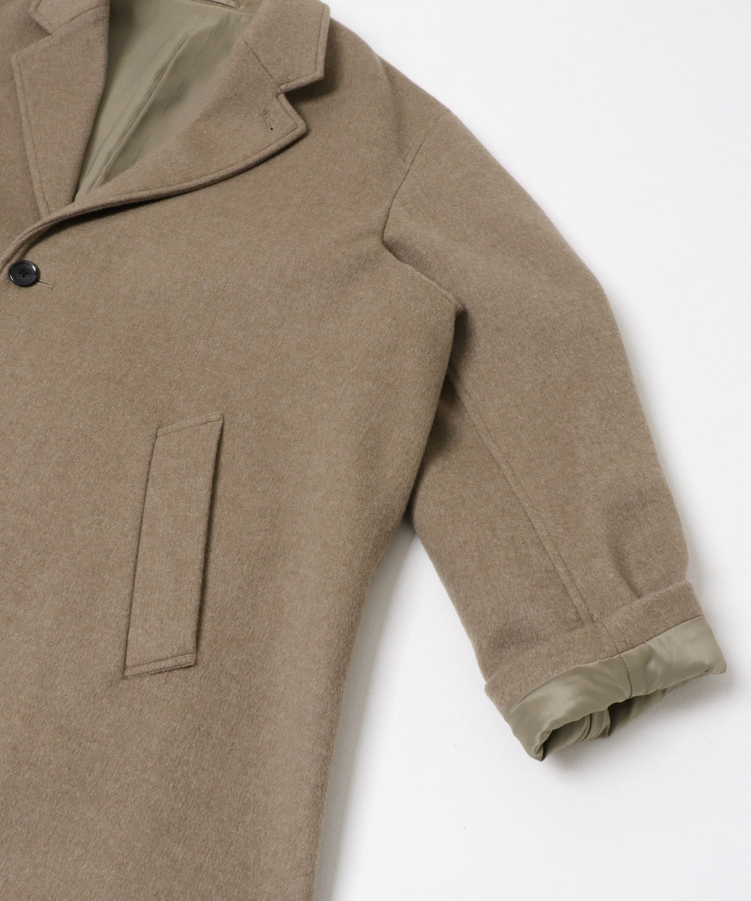 WOOL OVER CHESTER COAT TAUPE S