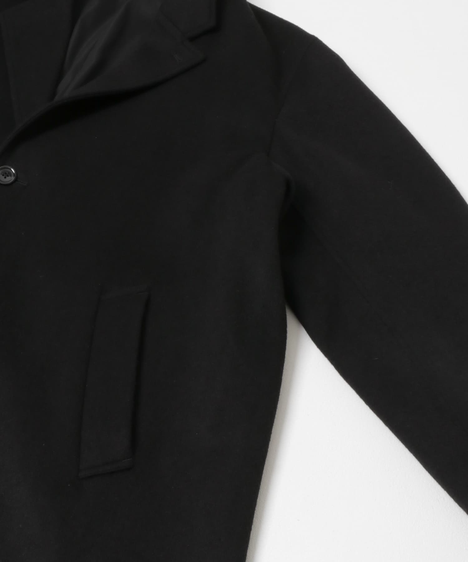 WOOL OVER CHESTER COAT BLACK S