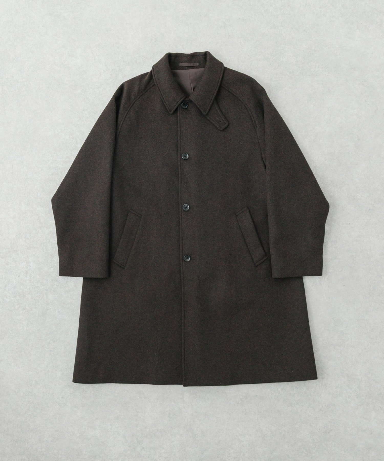 WOOL BAL COLLAR COAT BROWN S