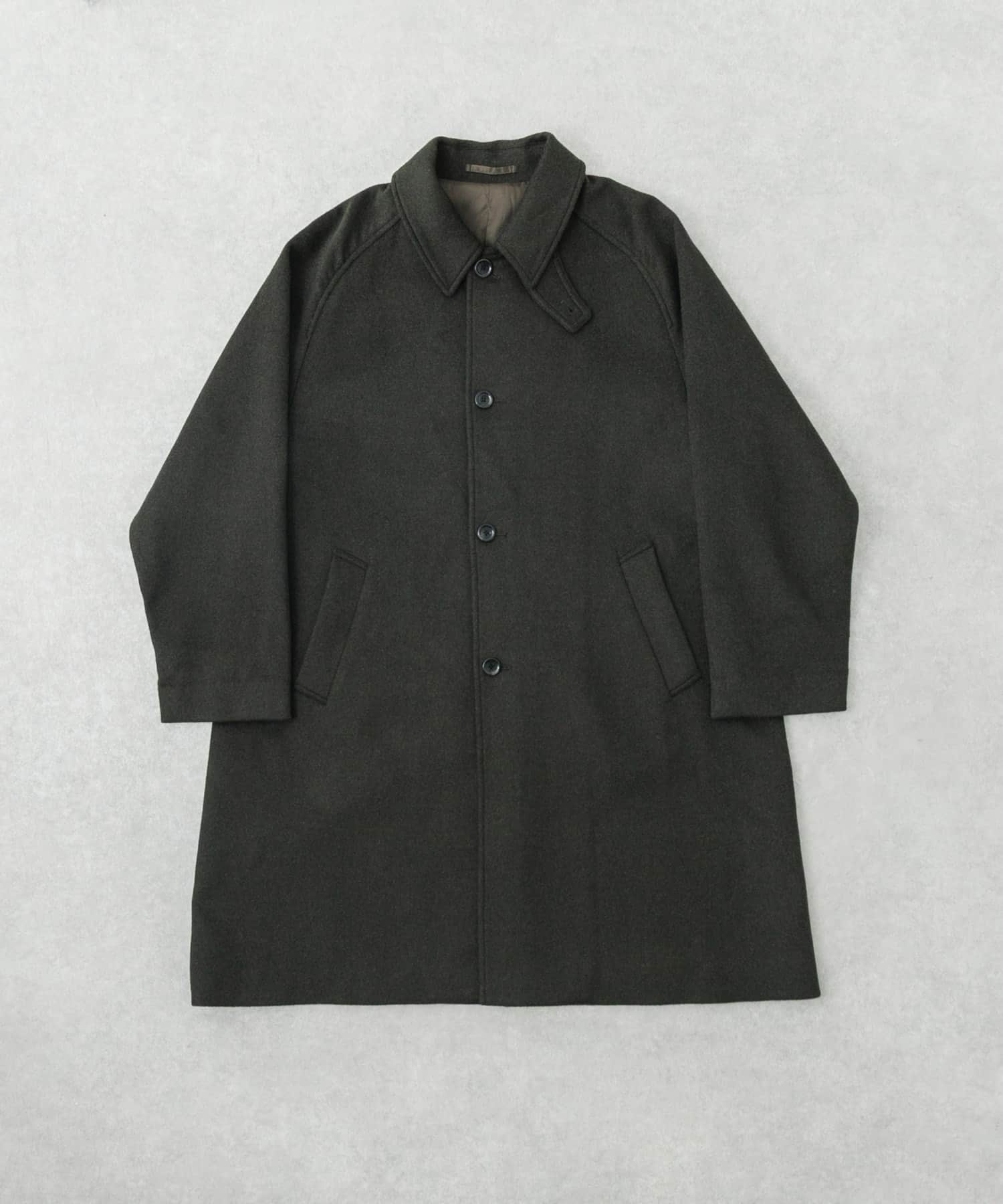 WOOL BAL COLLAR COAT KHAKI S