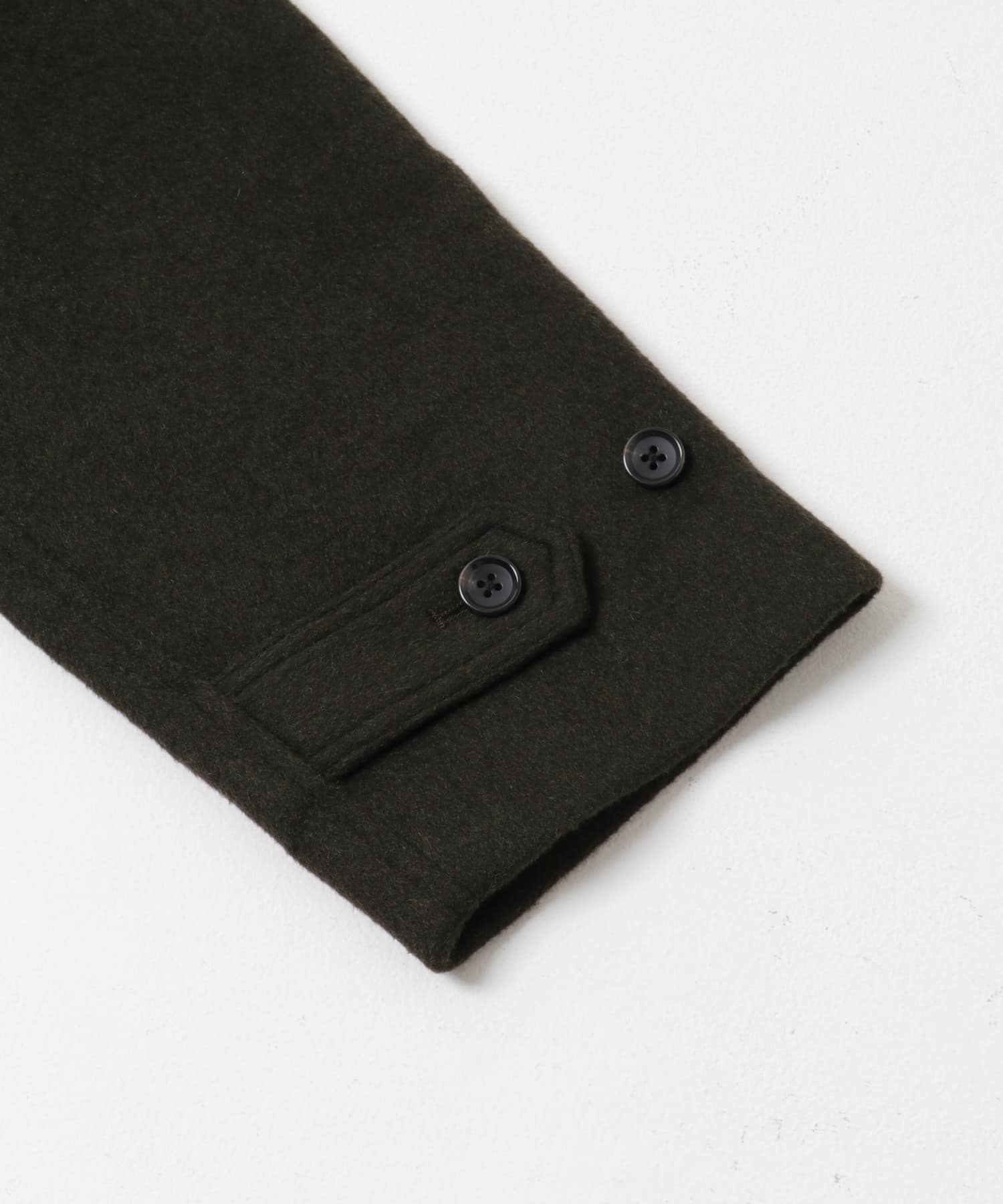 WOOL BAL COLLAR COAT KHAKI S