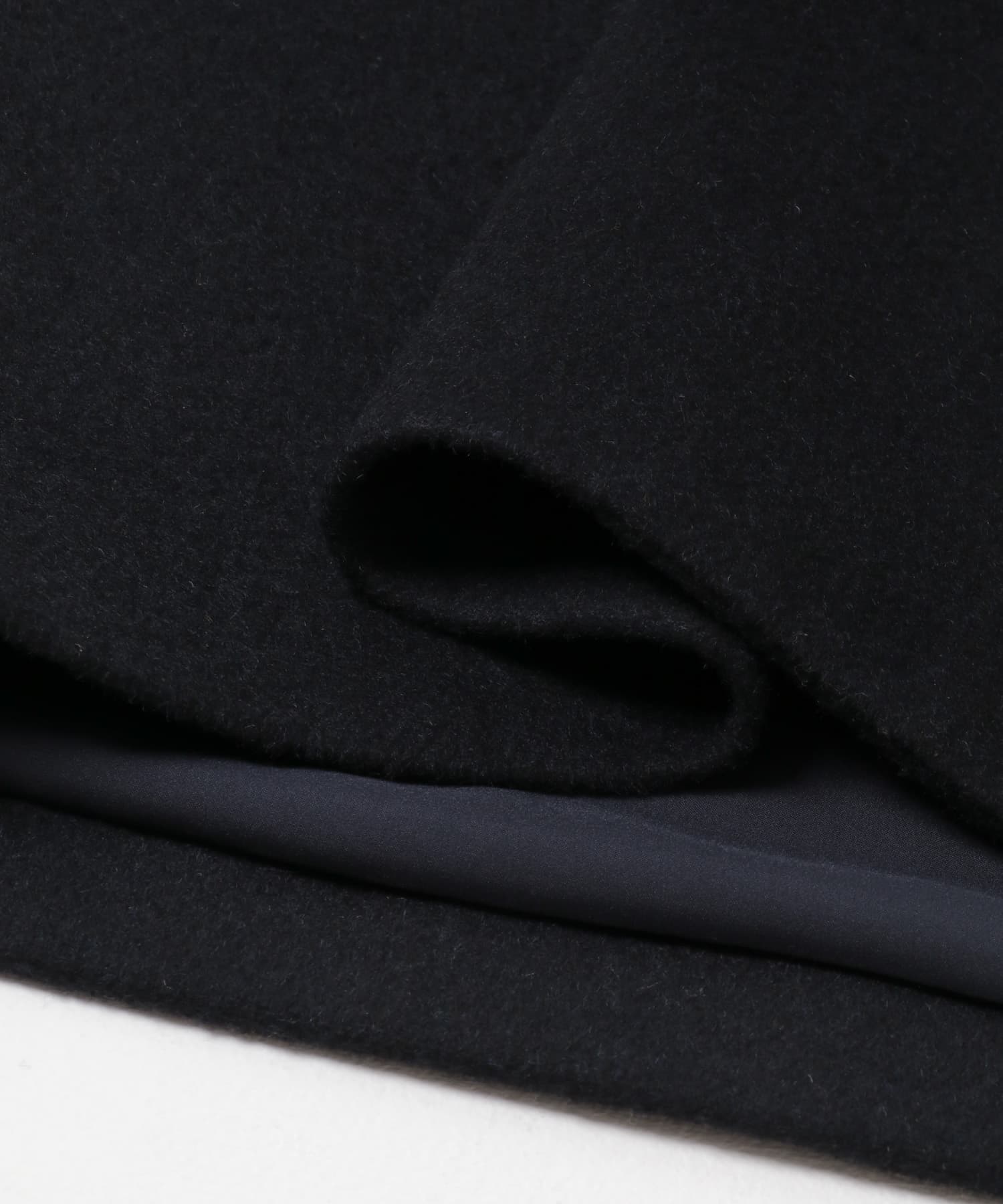 WOOL BAL COLLAR COAT NAVY S