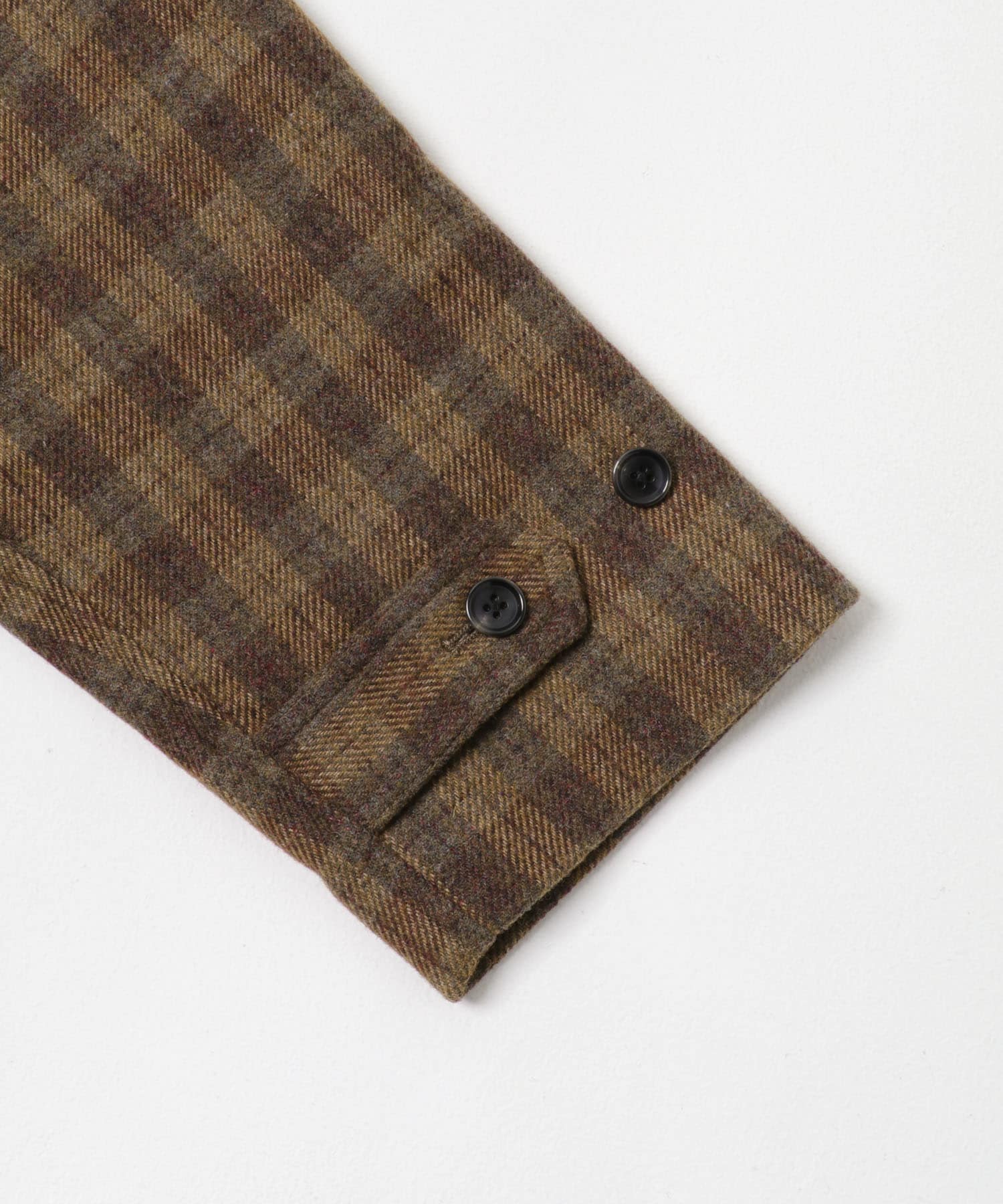 WOOL BAL COLLAR COAT BROWN CH S