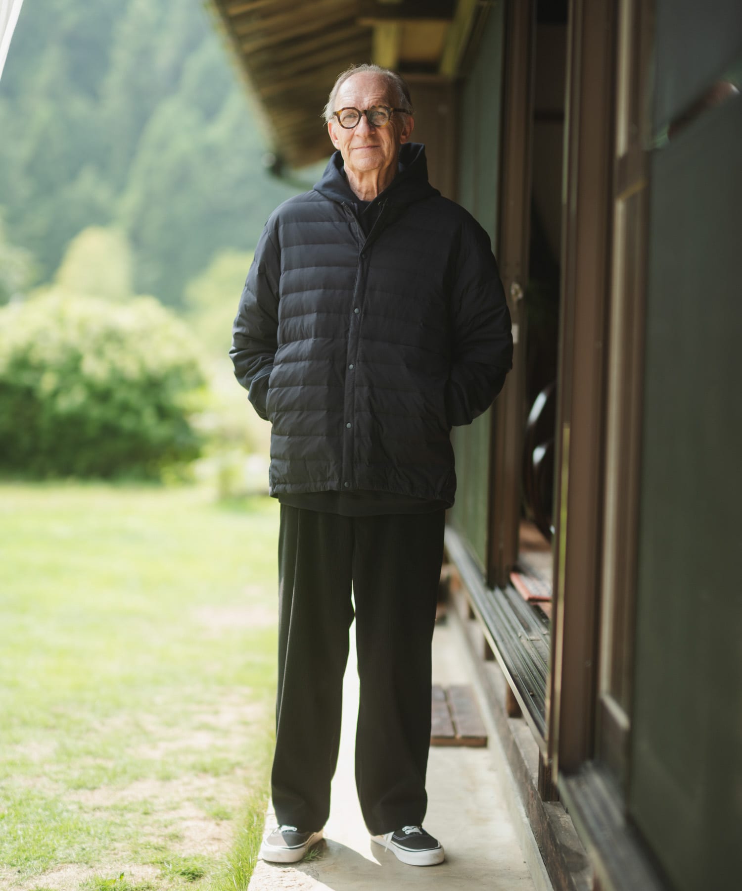 Wide Dad　Dad HANSODE MIDDLE DOWN D NAVY 2