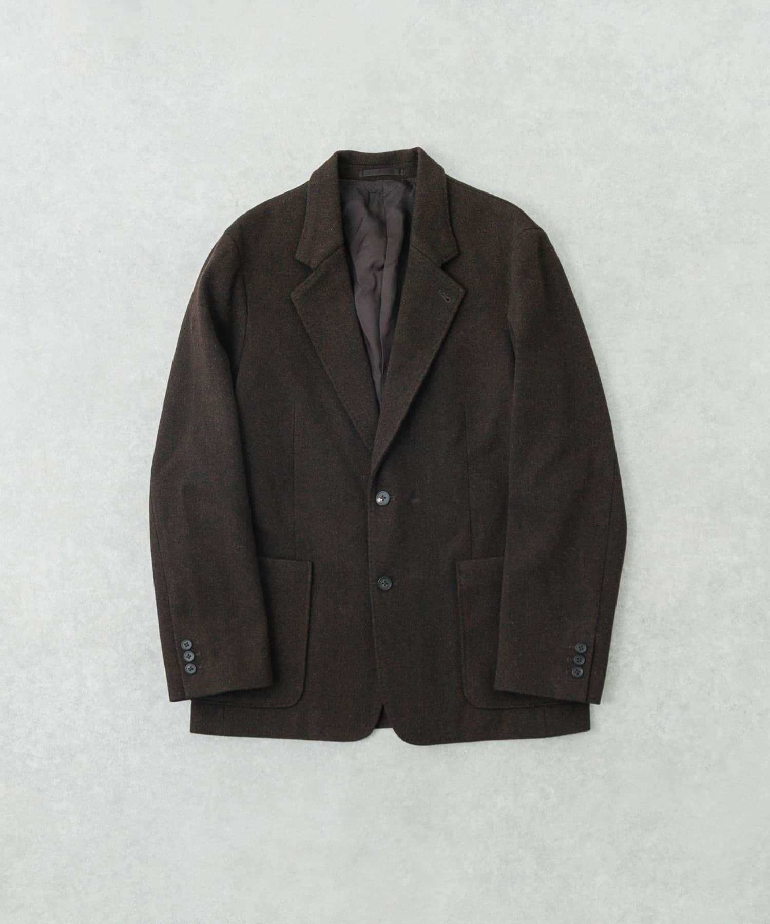 new basic　VINTAGE WOOL TWEED JACKET