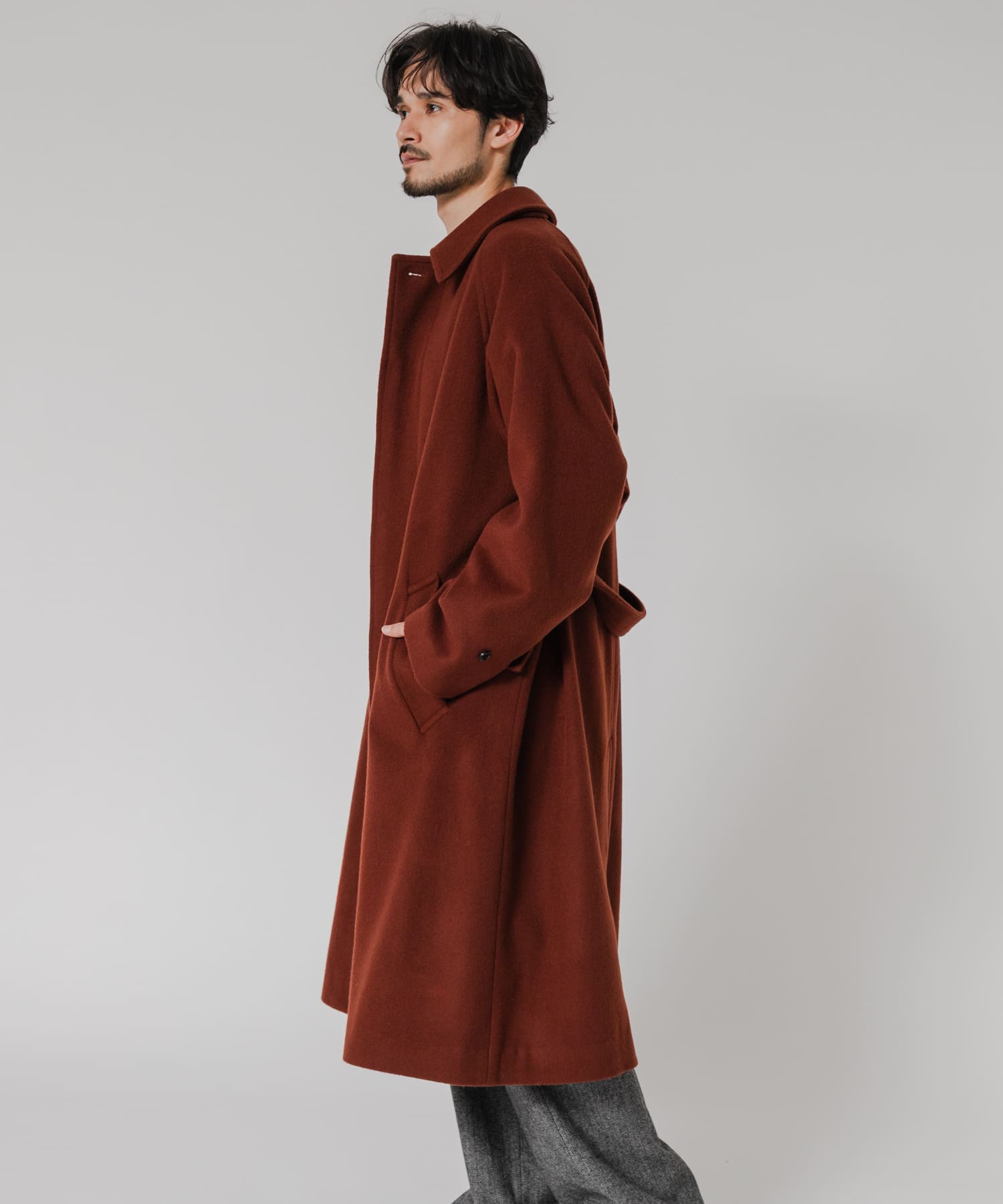WOOL BEAVER BELTED COAT(M BLACK): アウター｜URBAN RESEARCH公式