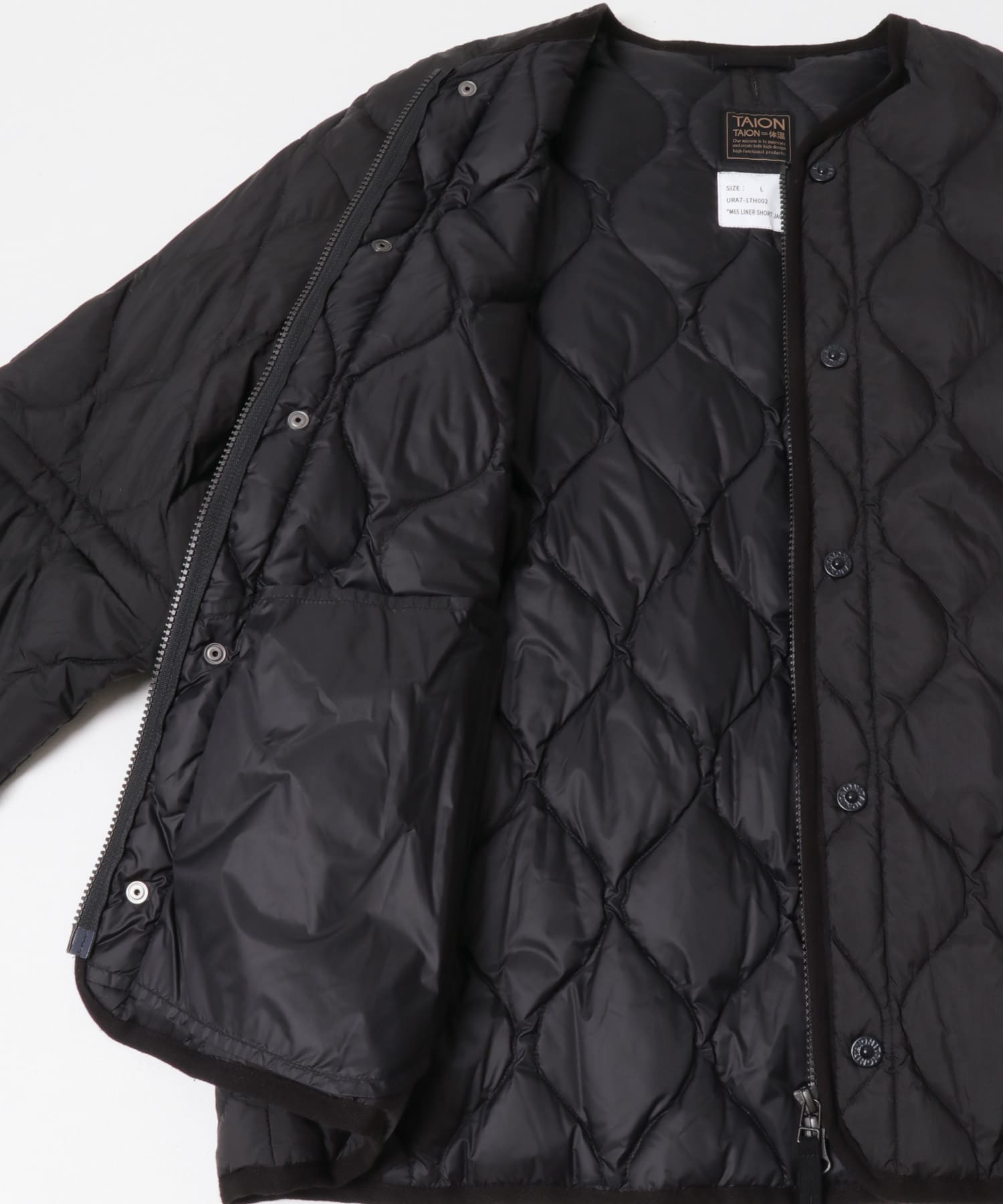 『別注』TAION×URBAN RESEARCH MILITALY DOWN BLACK M
