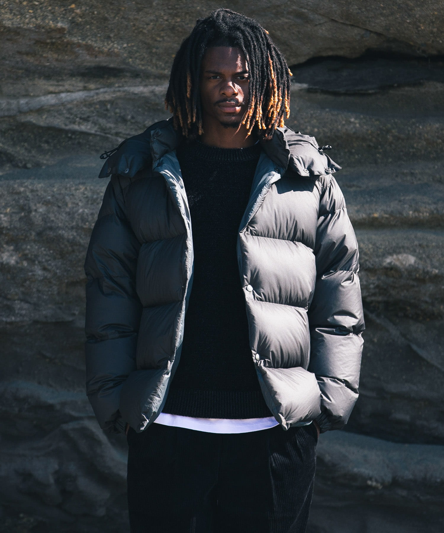 ジャケット・アウター fcrb down jacket black F.C.R.B. エフシーアールビー × NIKE ナイキ HOODED DOWN JACKET