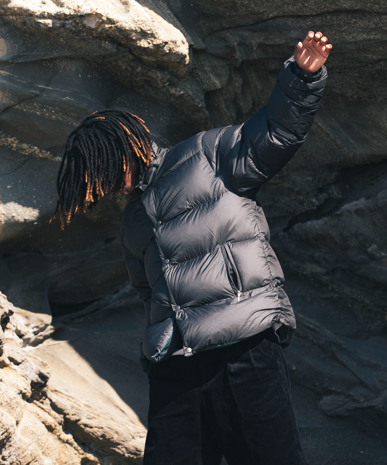 KAJIF LIGHT DOWN JACKET D.GREEN M