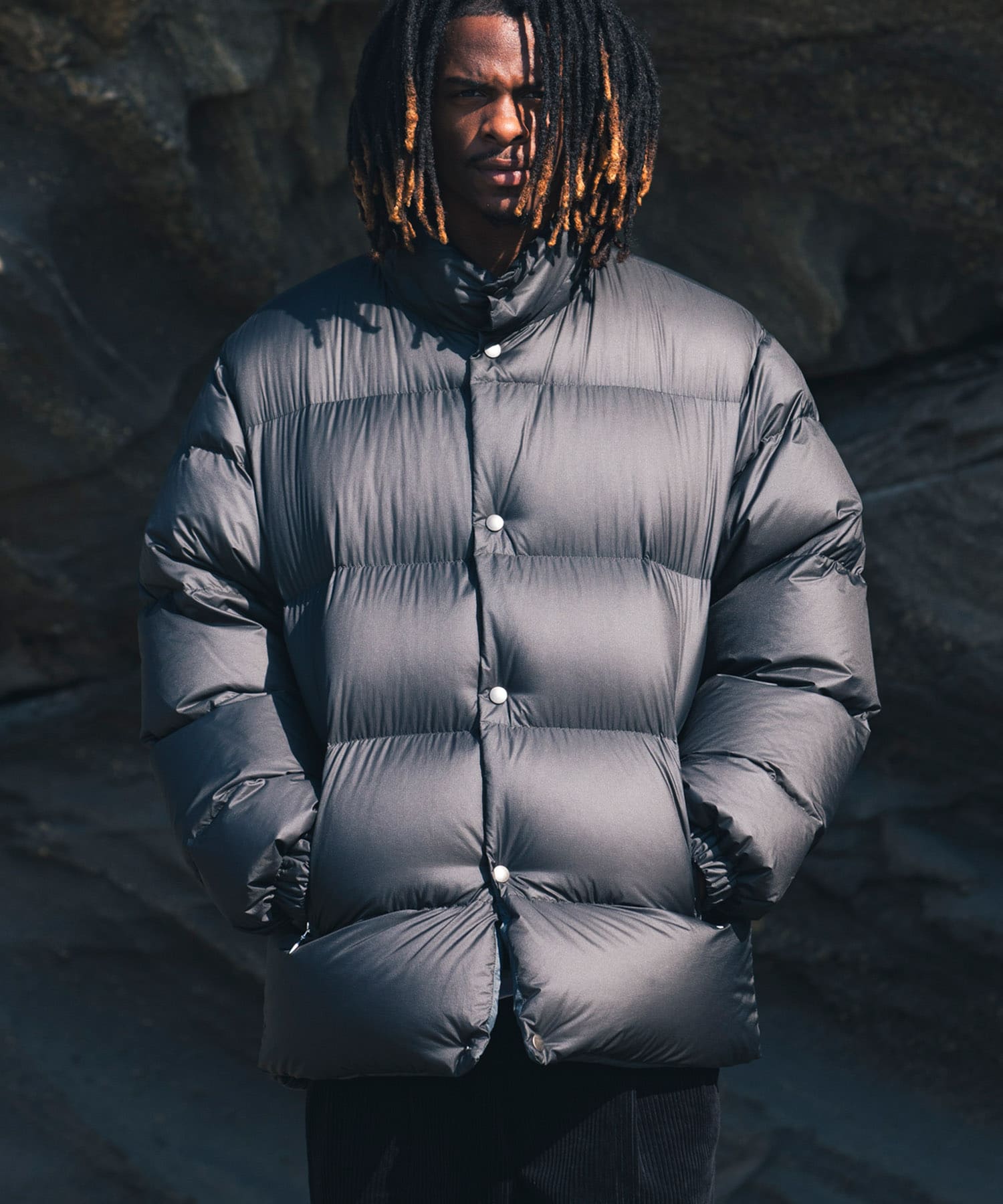 KAJIF LIGHT DOWN JACKET D.GREEN M