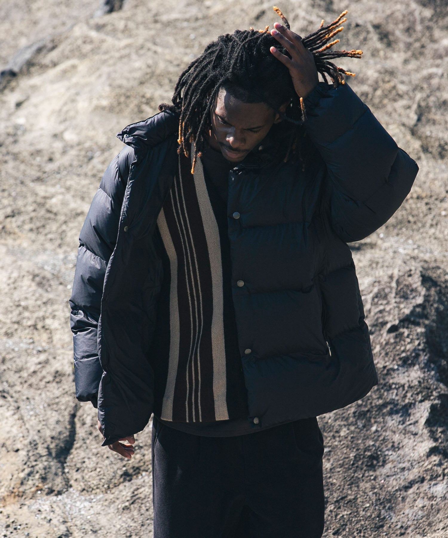 KAJIF LIGHT DOWN JACKET BLACK M