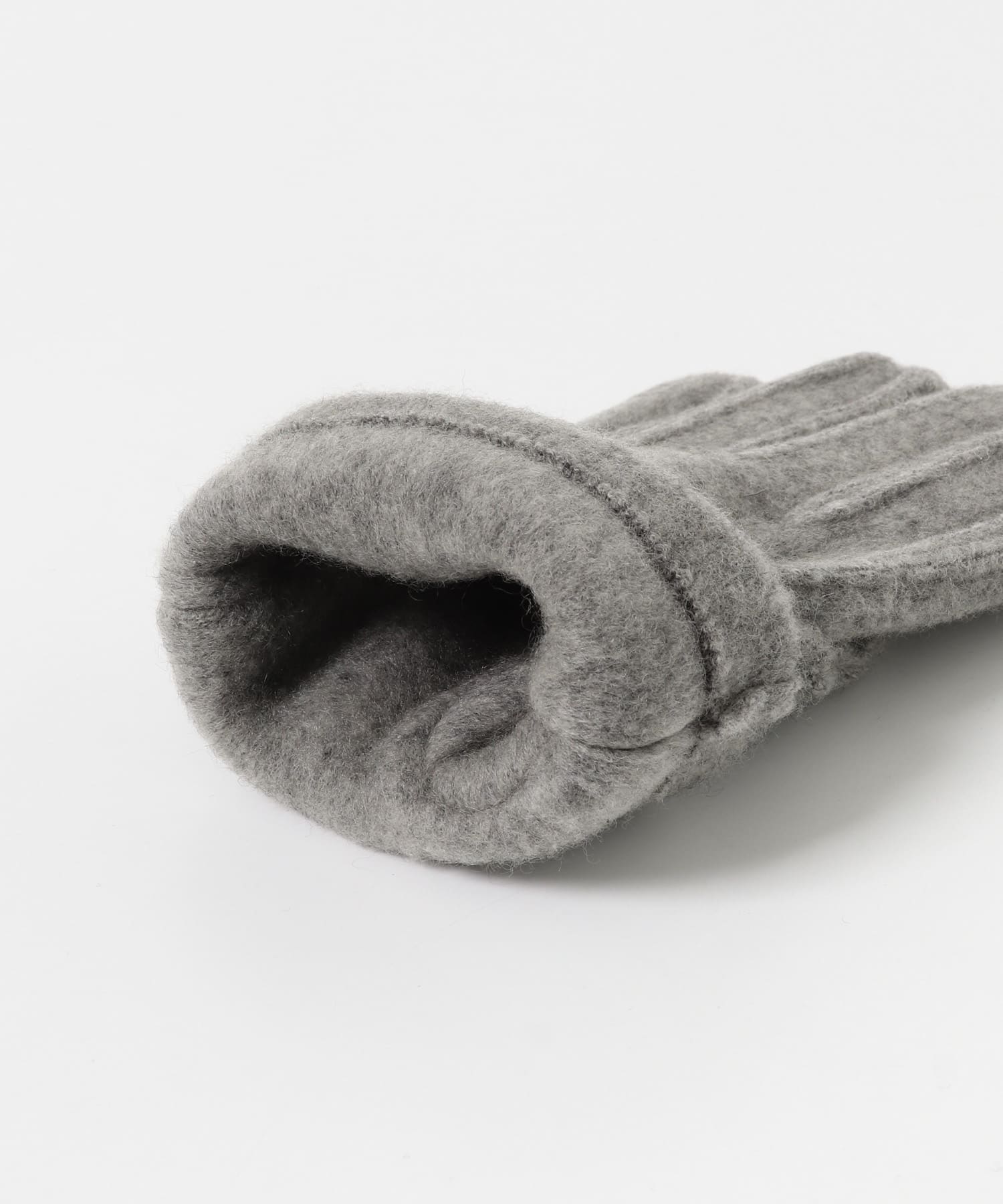 カシミヤ100グローブ GRAY Free