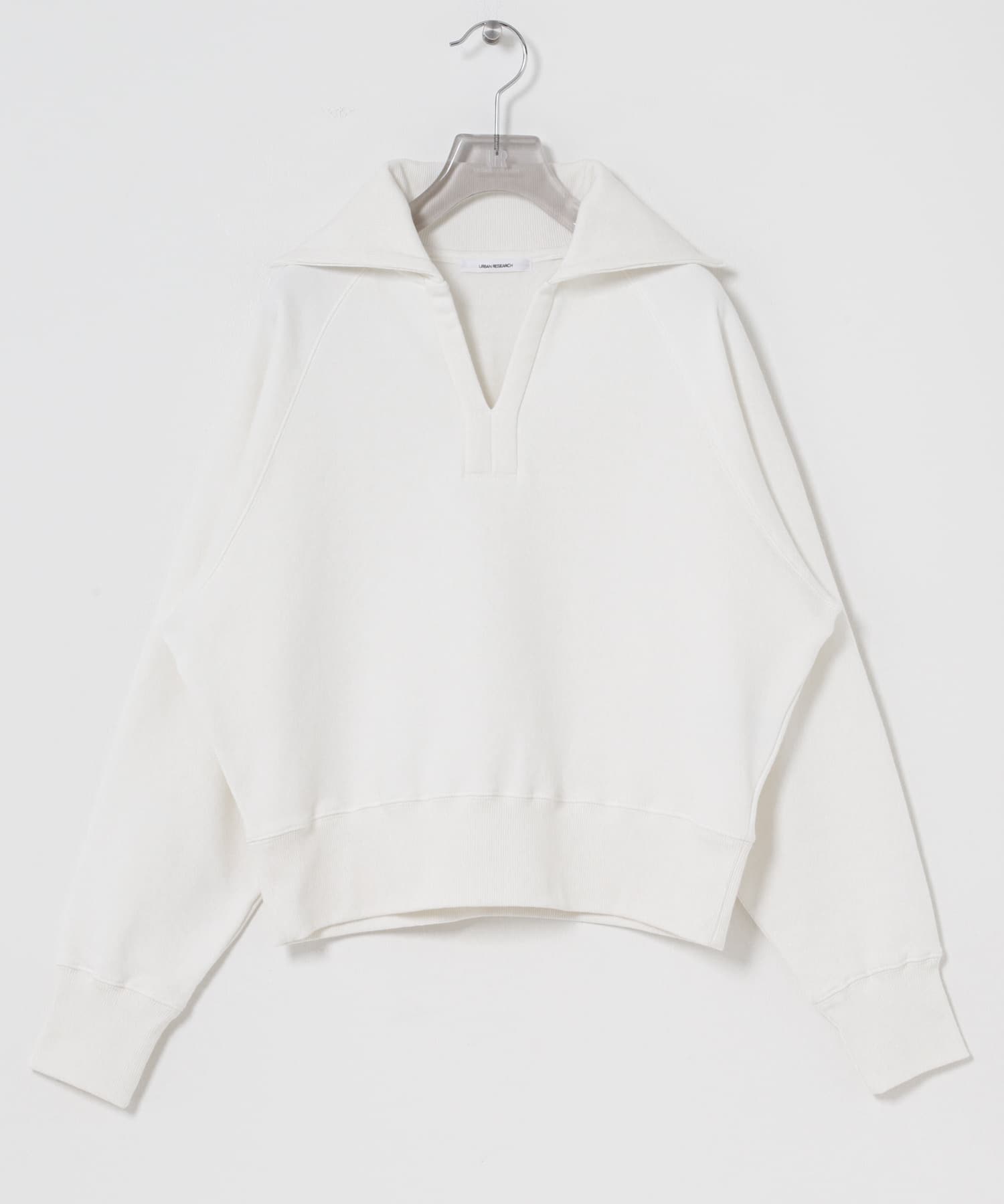 デザインカラー裏起毛スウェット OFF WHITE Free