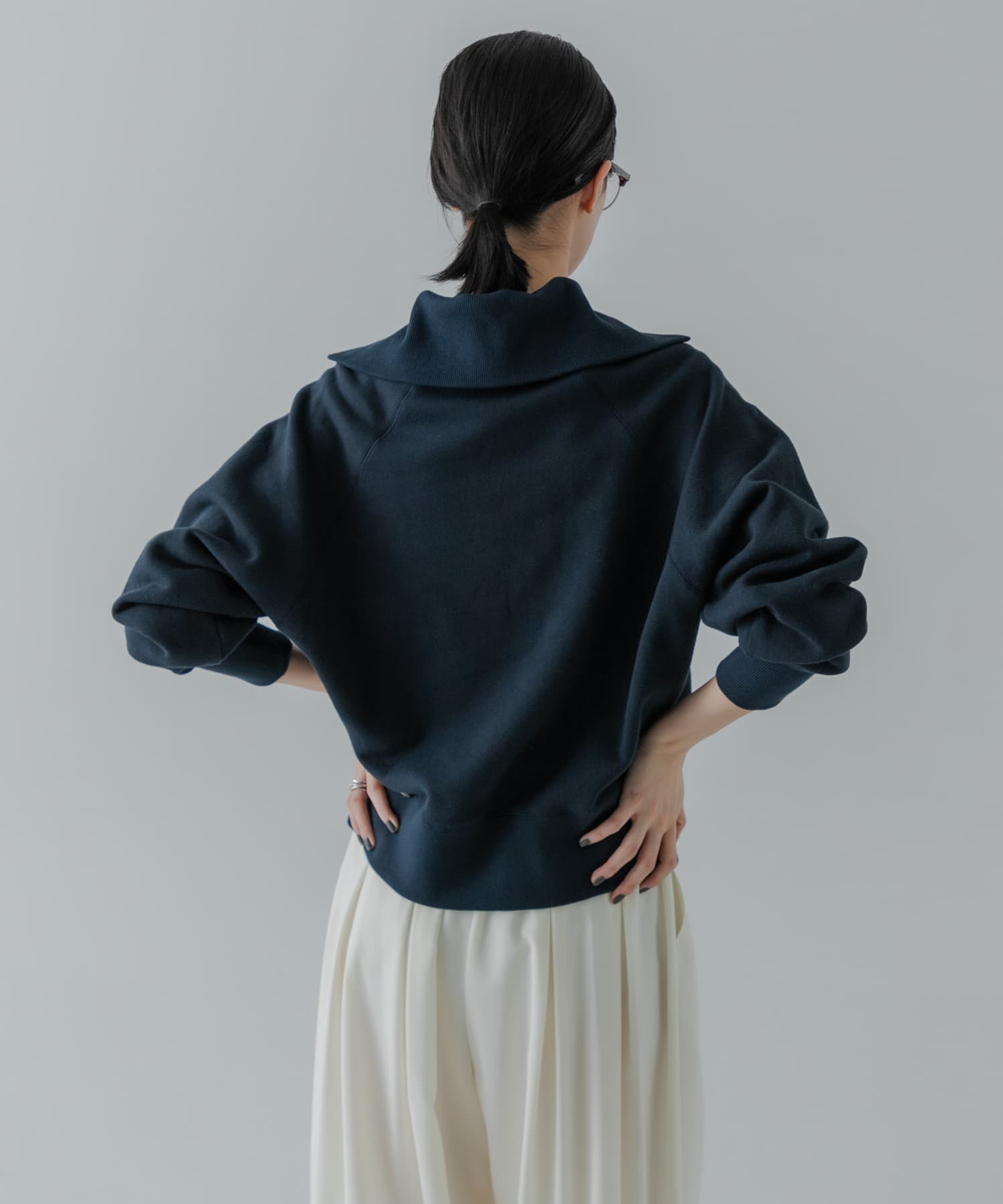 デザインカラー裏起毛スウェット(Free NAVY): トップス｜URBAN