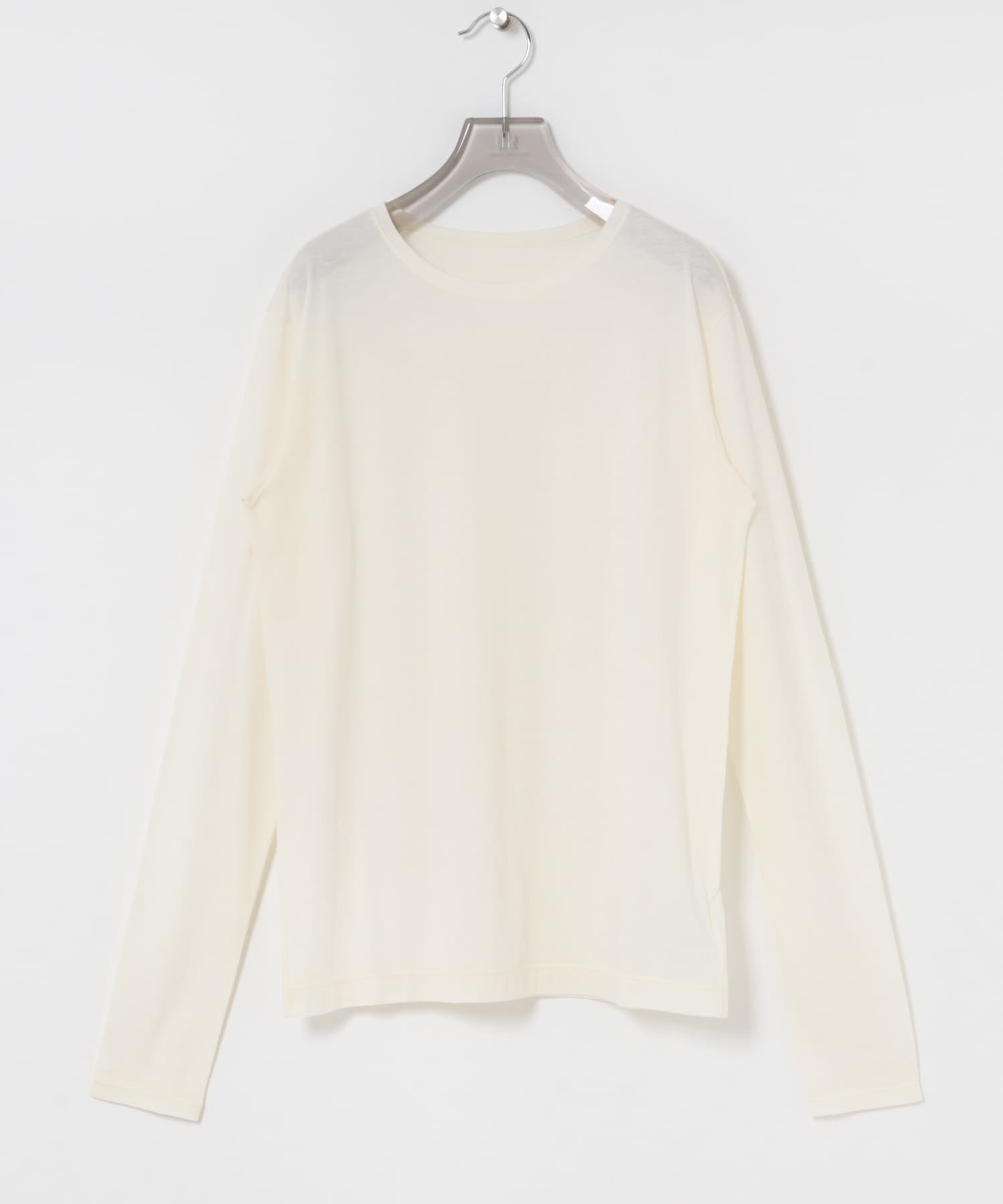 ウールコットンロングスリーブカットソー OFF WHITE Free