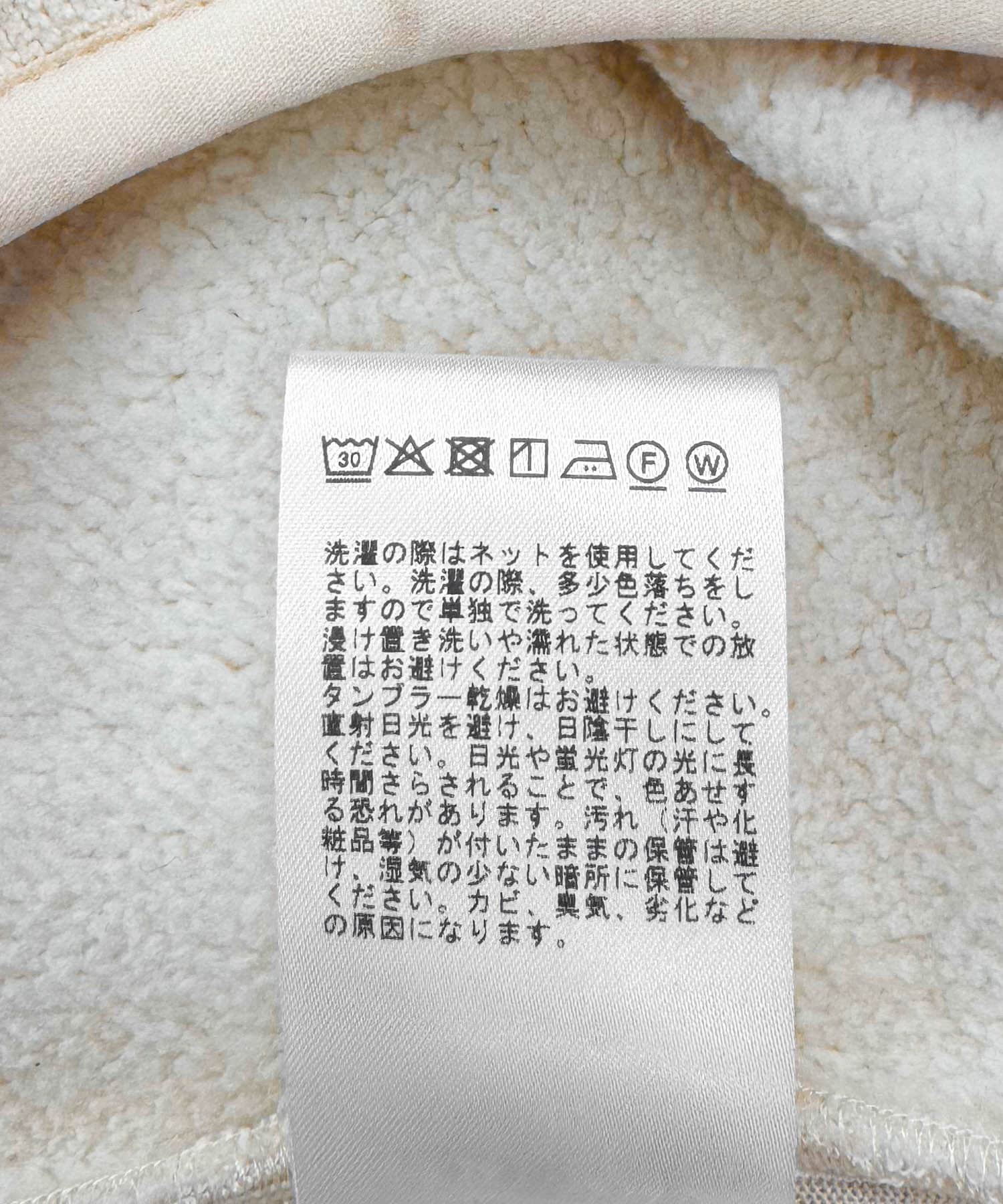 『別注』THOUSAND MILE×URBAN RESEARCH　KNIT FREECE ZIP VEST OFF WHITE FREE