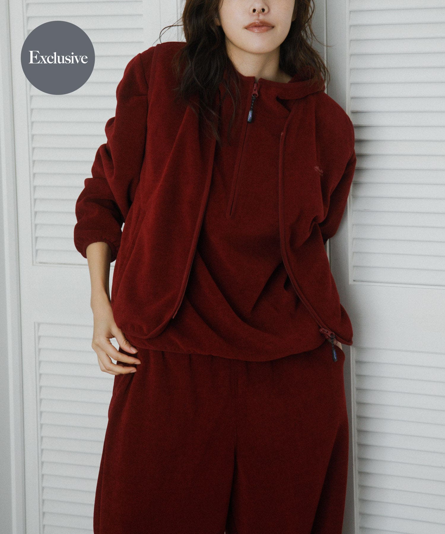 『別注』THOUSAND MILE×URBAN RESEARCH KNIT FREECE ZIP VEST