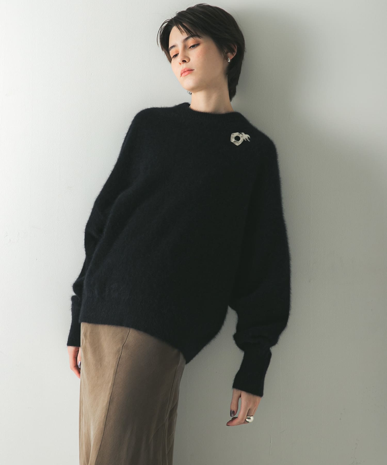 FOX/CASHMEREルーズニット