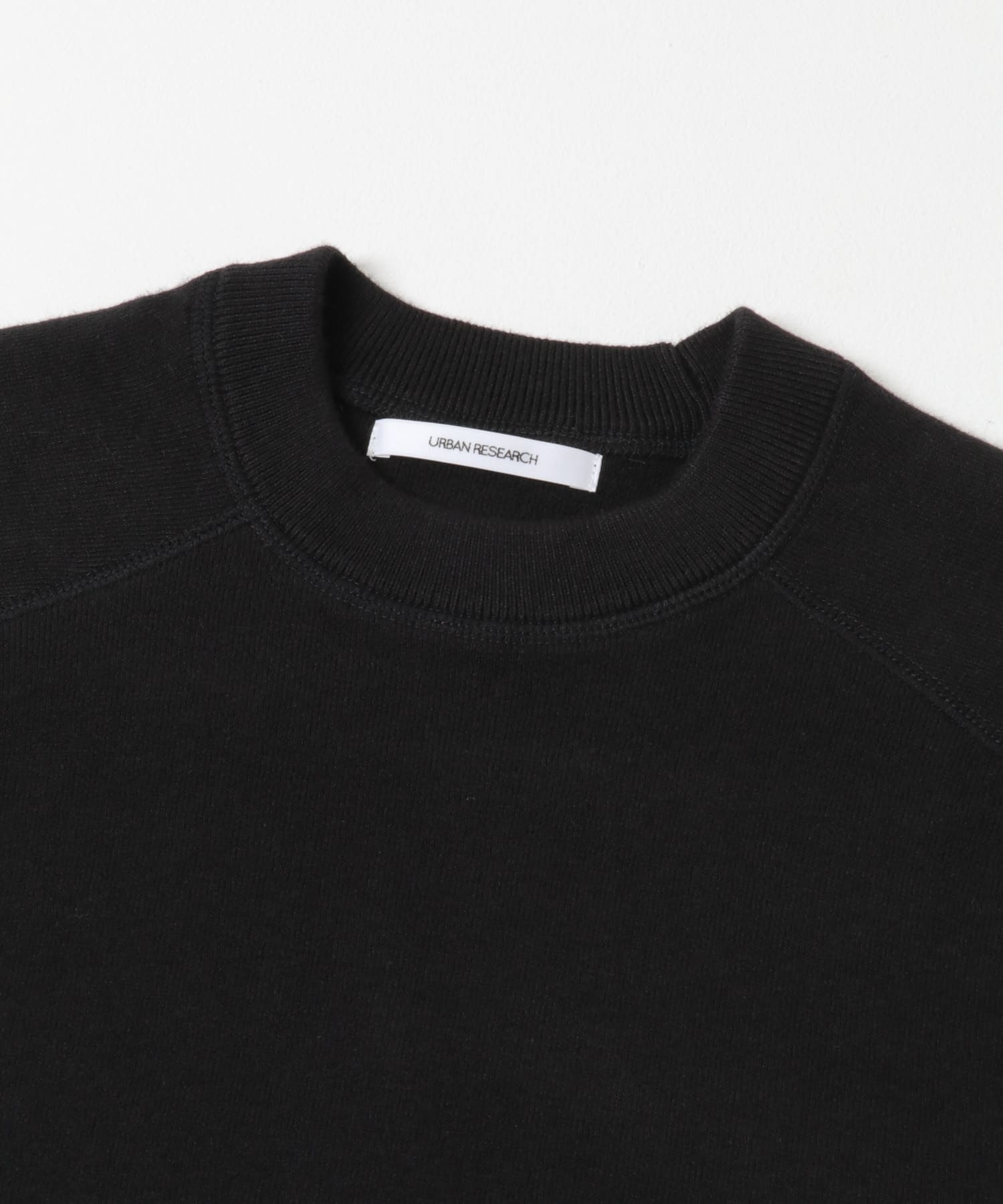 コットンカシミヤスウェットニット BLACK FREE