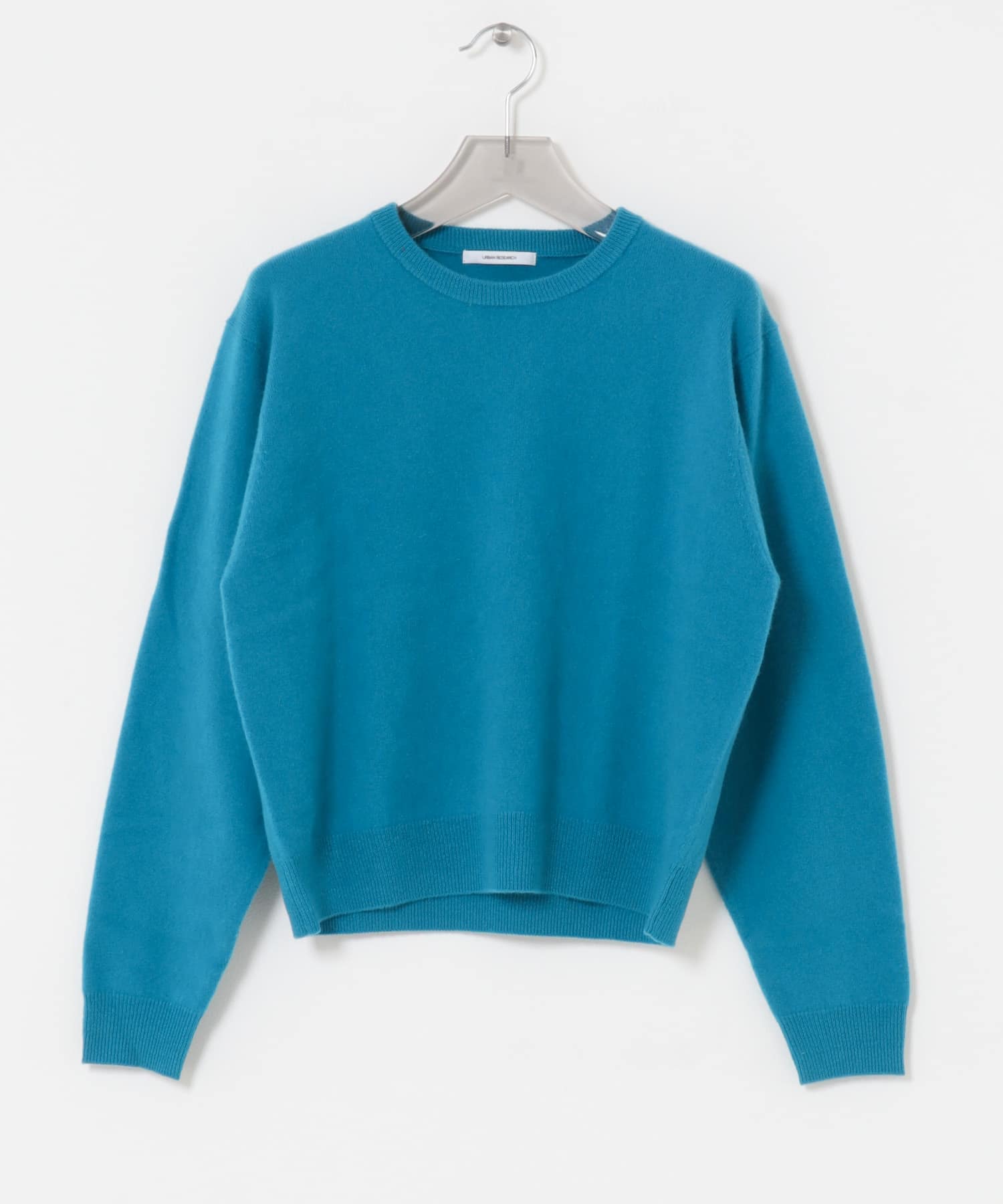 ウール100 クルーネックソフトニット(Free BLUE): トップス｜URBAN
