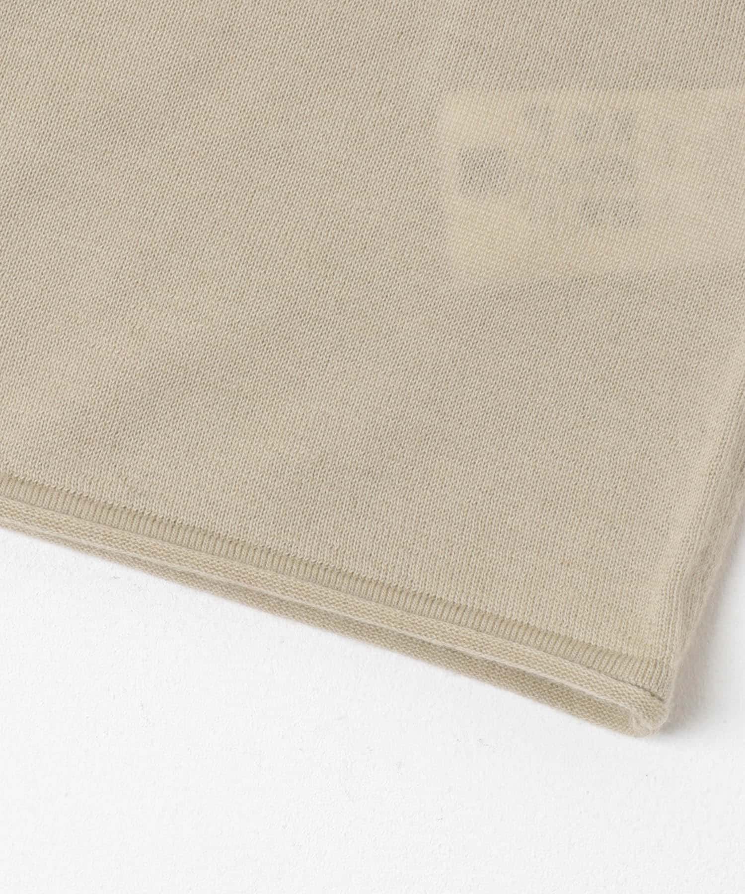 new basic　Lisse Cashmere crew knit SAGE FREE