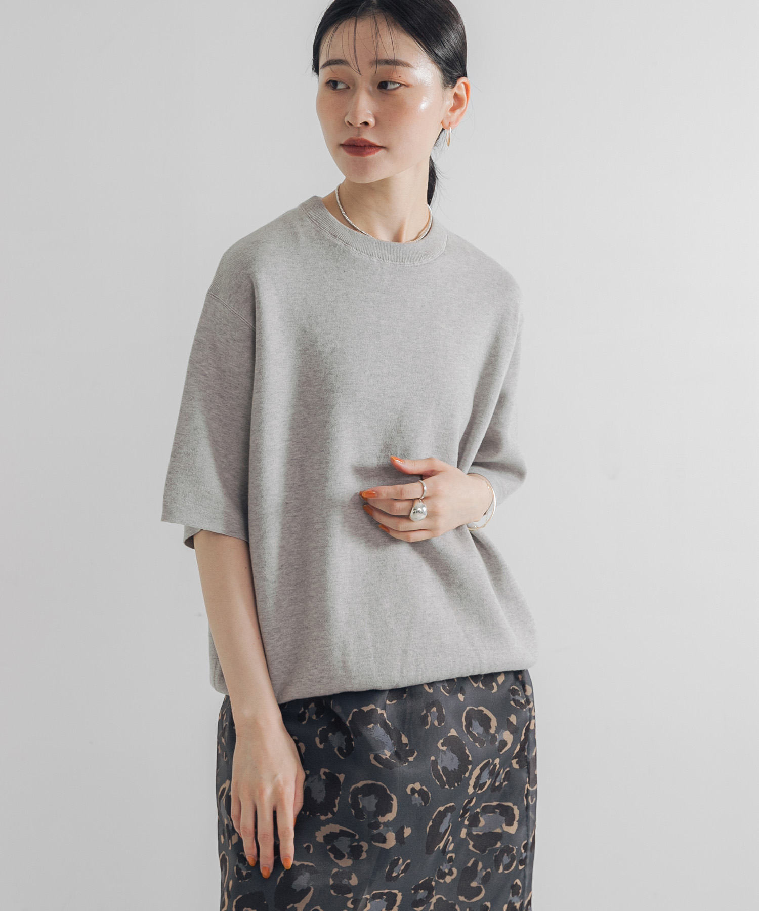 美品 オーラリー 定価4.18万 2020aw ウールリブニットシャツ イエロー リラックスラグランスリーブシャツ＜グリーンイエロー＞(XS