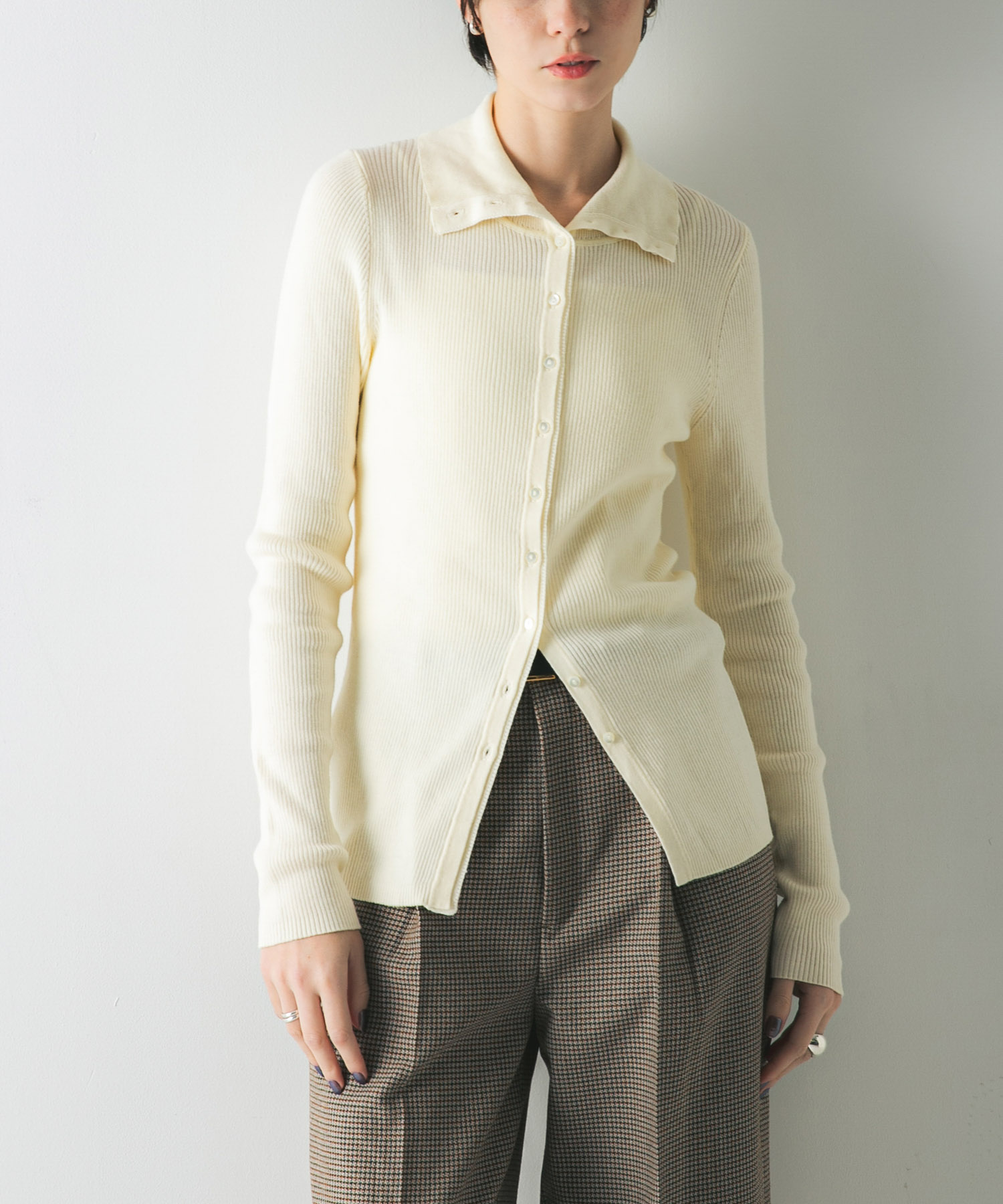 『UR TECH』2WAYリブニット