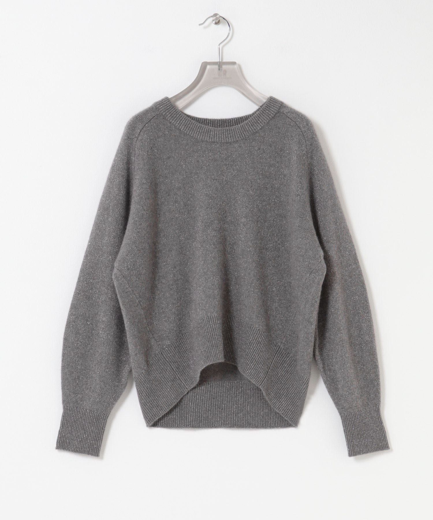FOX混ラメニット CHARCOAL Free