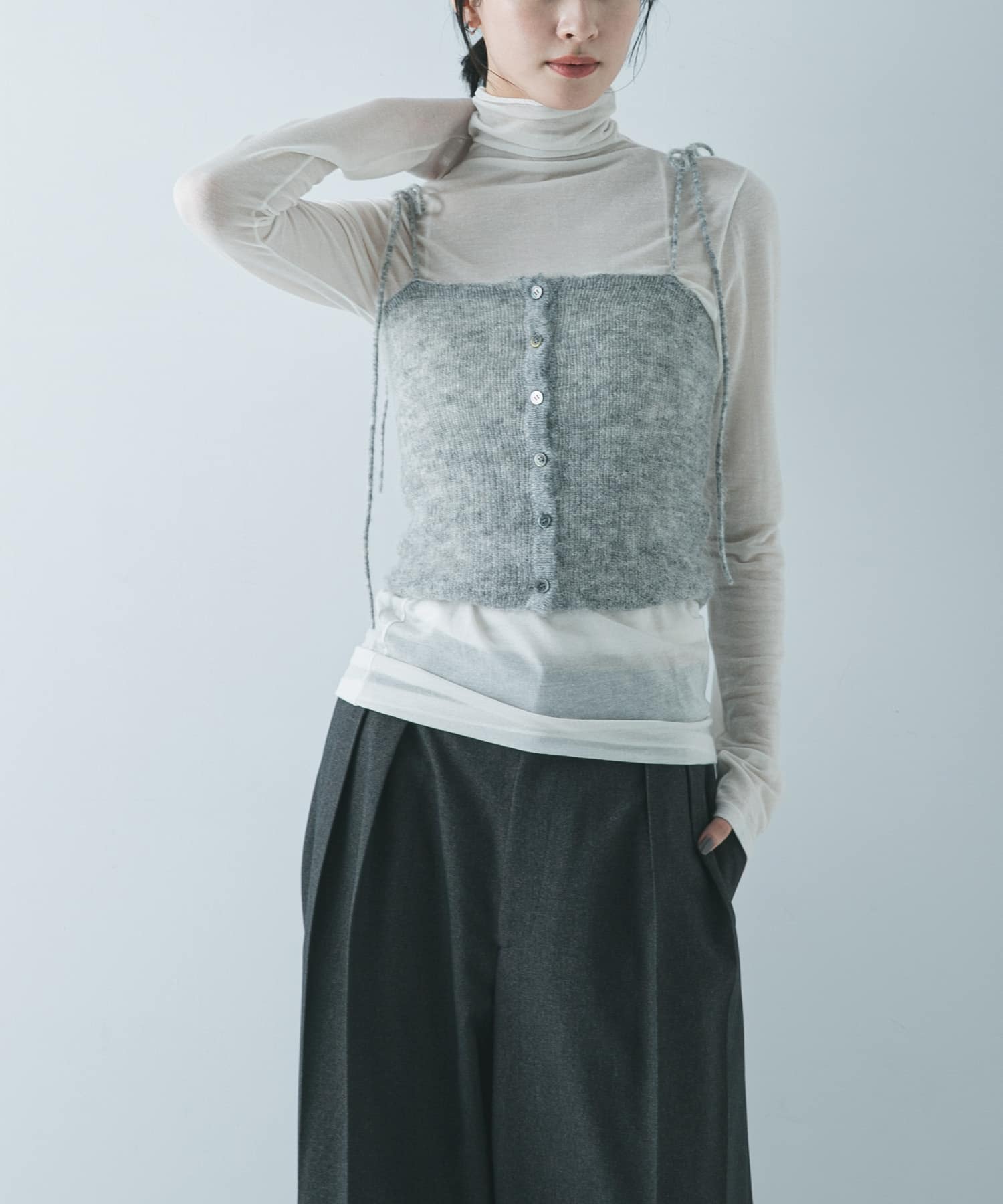 シアーモヘヤキャミソール