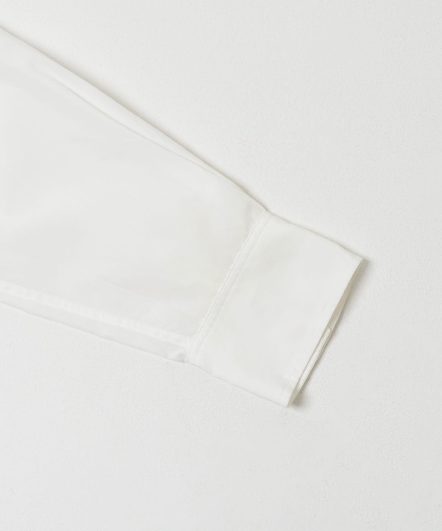 ダブルボタンコットンヴィスコースシャツ OFF WHITE FREE