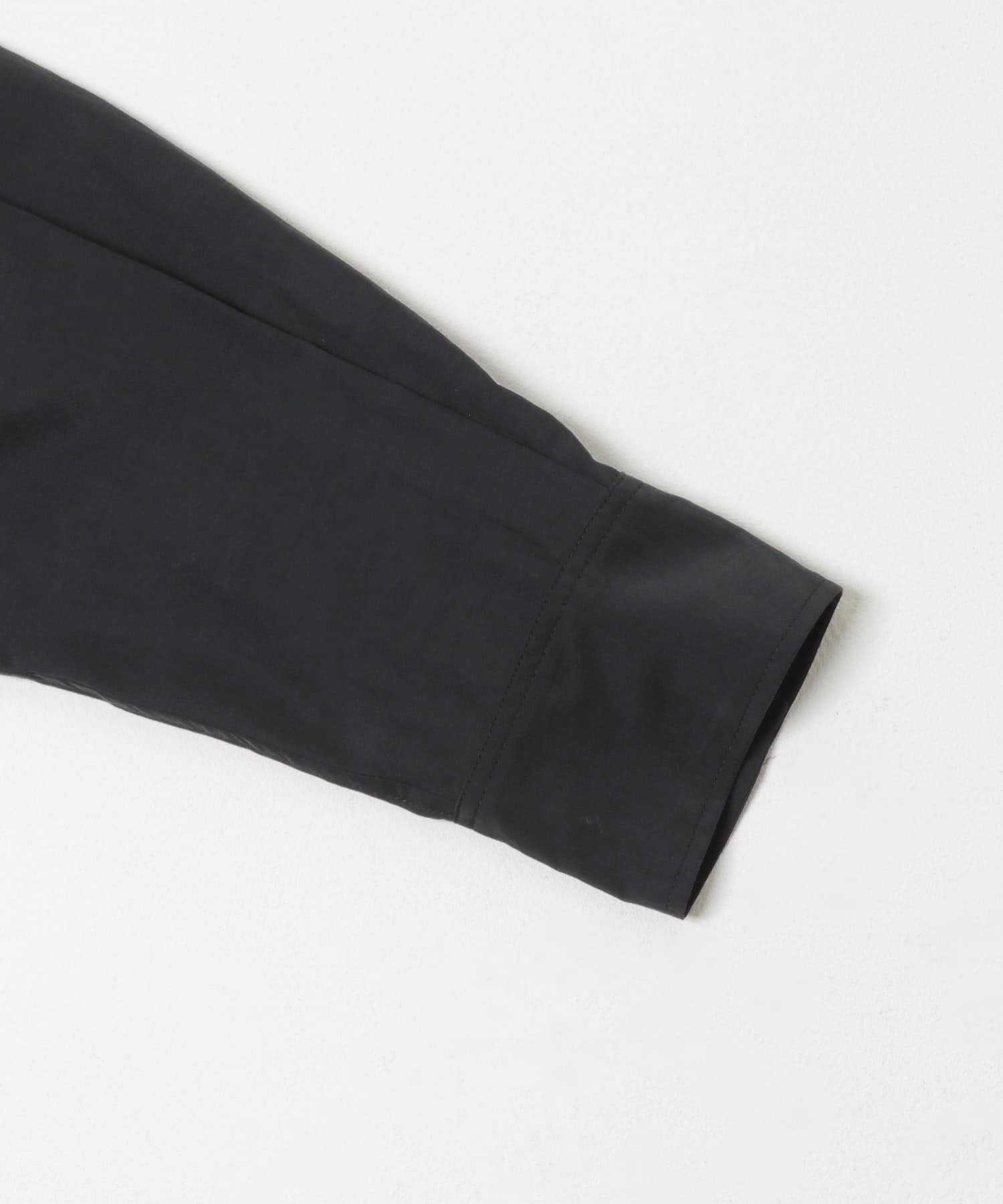 ダブルボタンコットンヴィスコースシャツ BLACK FREE
