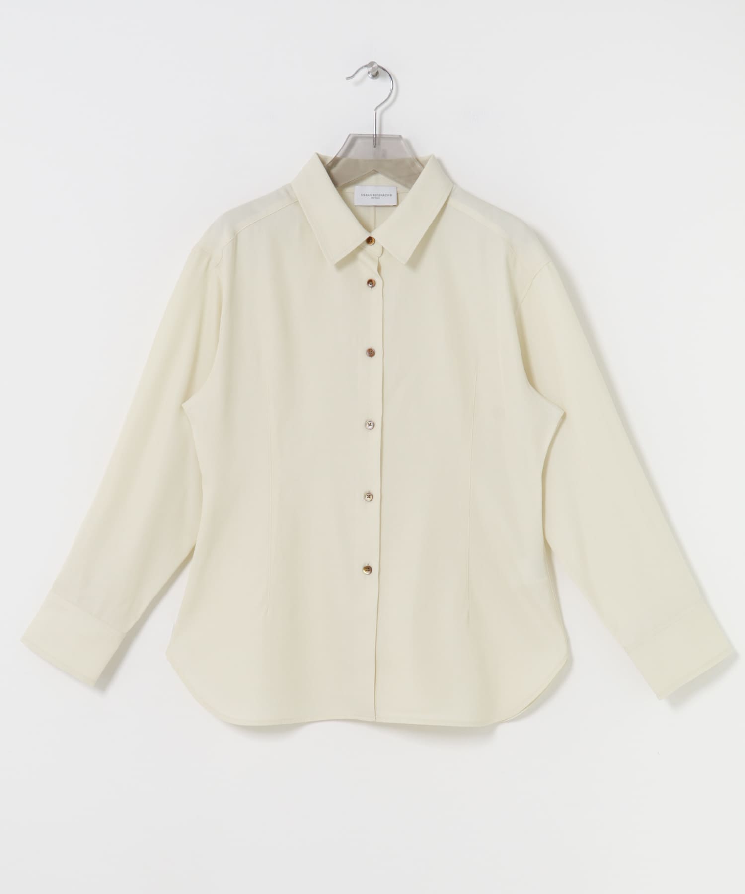 new basic　WOOL TWILL SHAPE SHIRTS