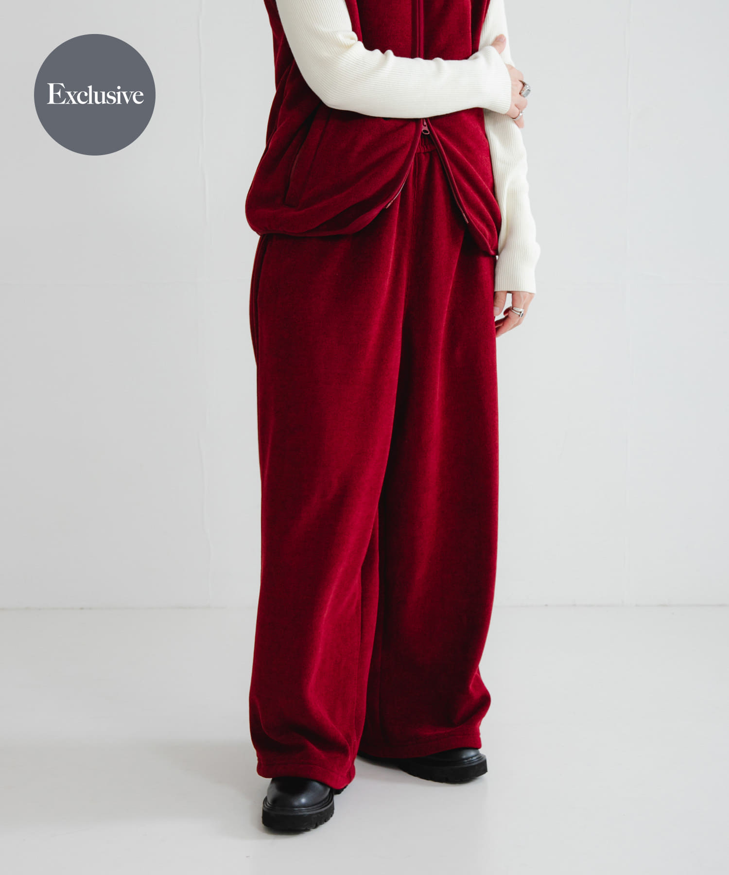 『別注』THOUSAND MILE×URBAN RESEARCH　KNIT FREECE LONG PANTS